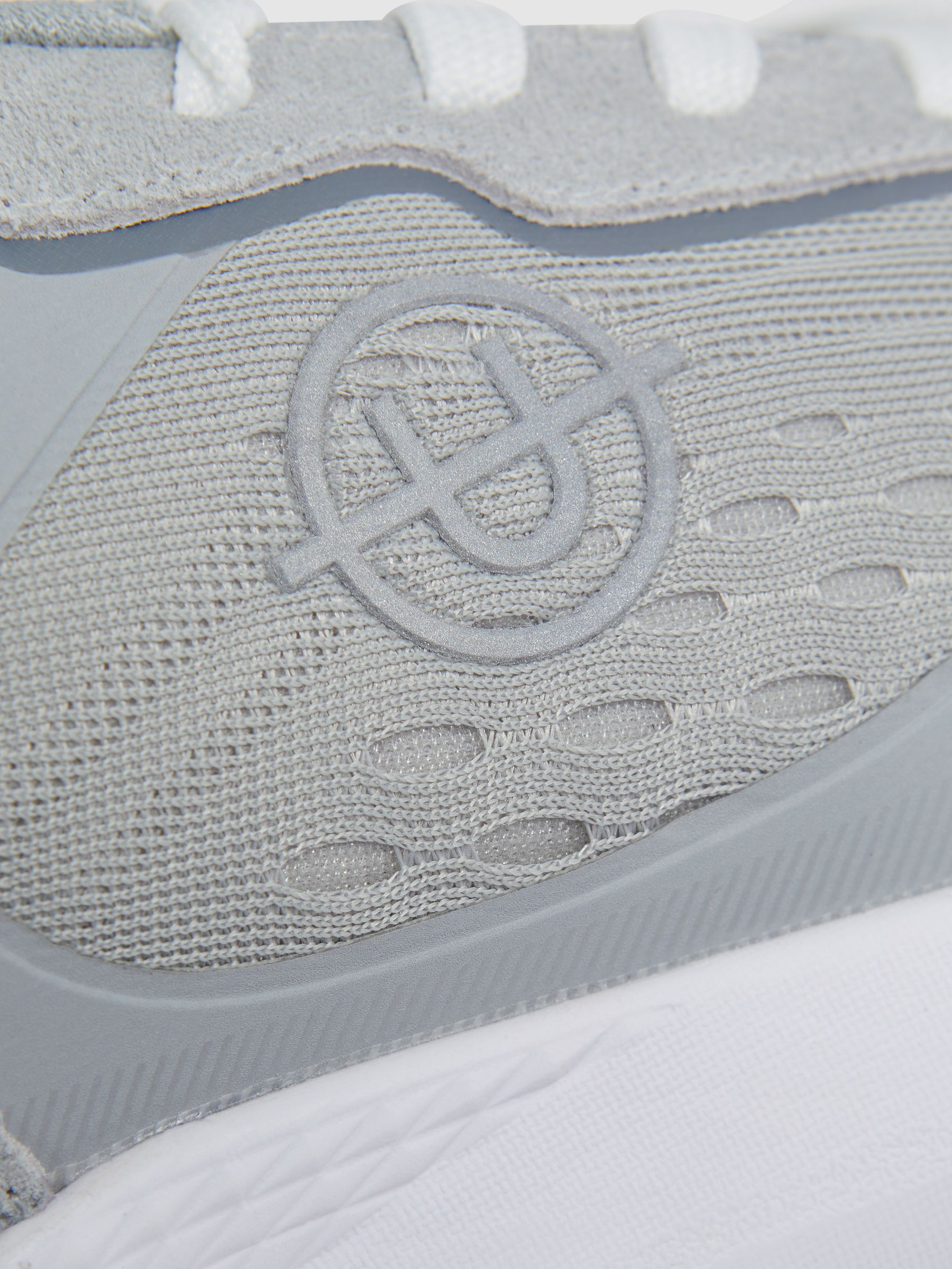Unseen Spartan Tech Trainers in White/Grey - Image 6 of 6