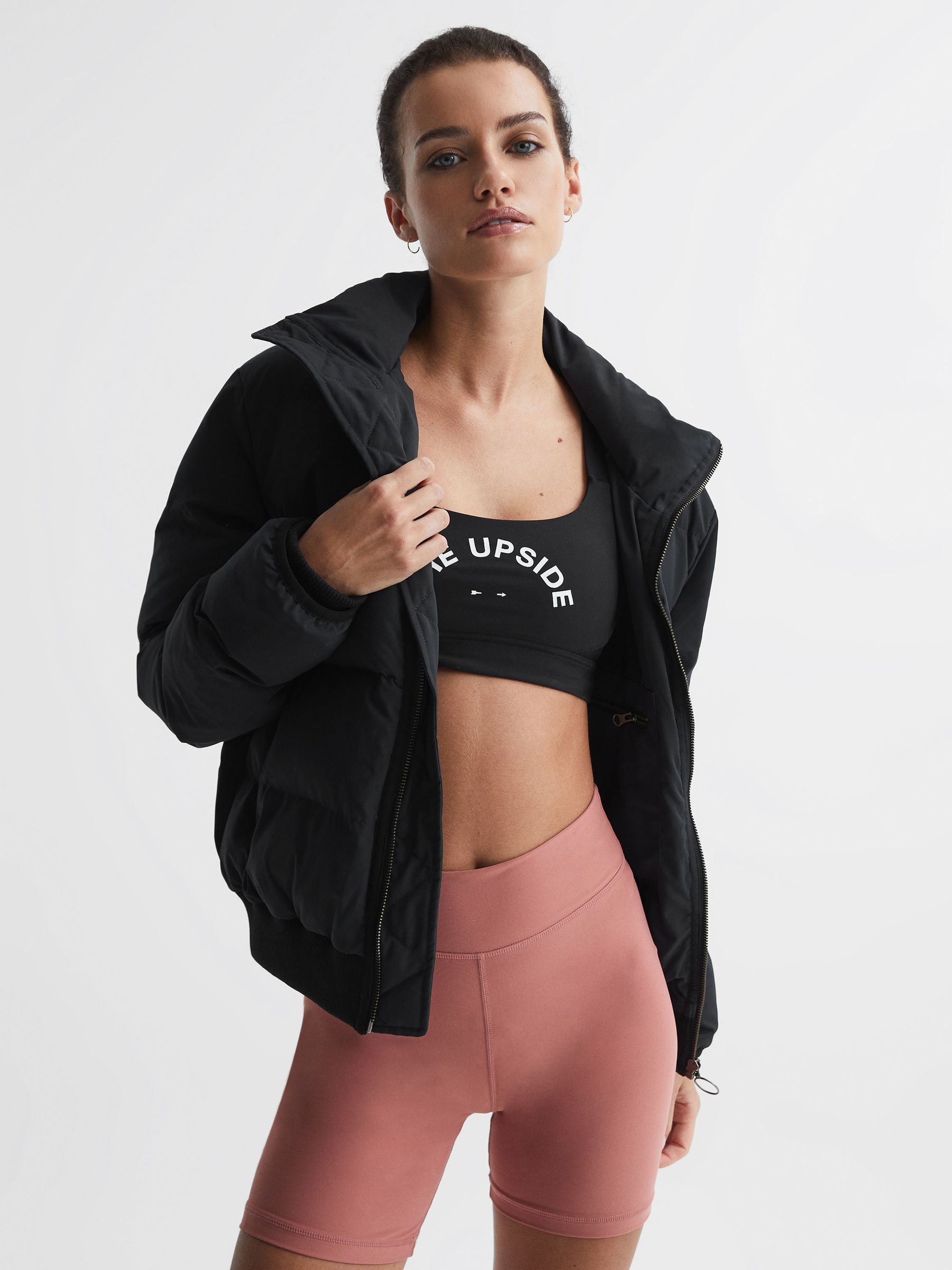 The Upside Insulated Jacket in Black - Image 4 of 8