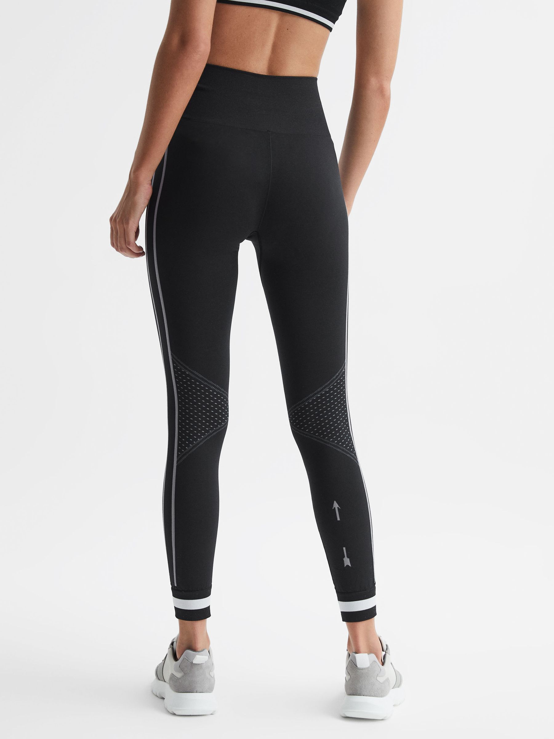 The Upside Seamless Leggings in Black - Image 5 of 7