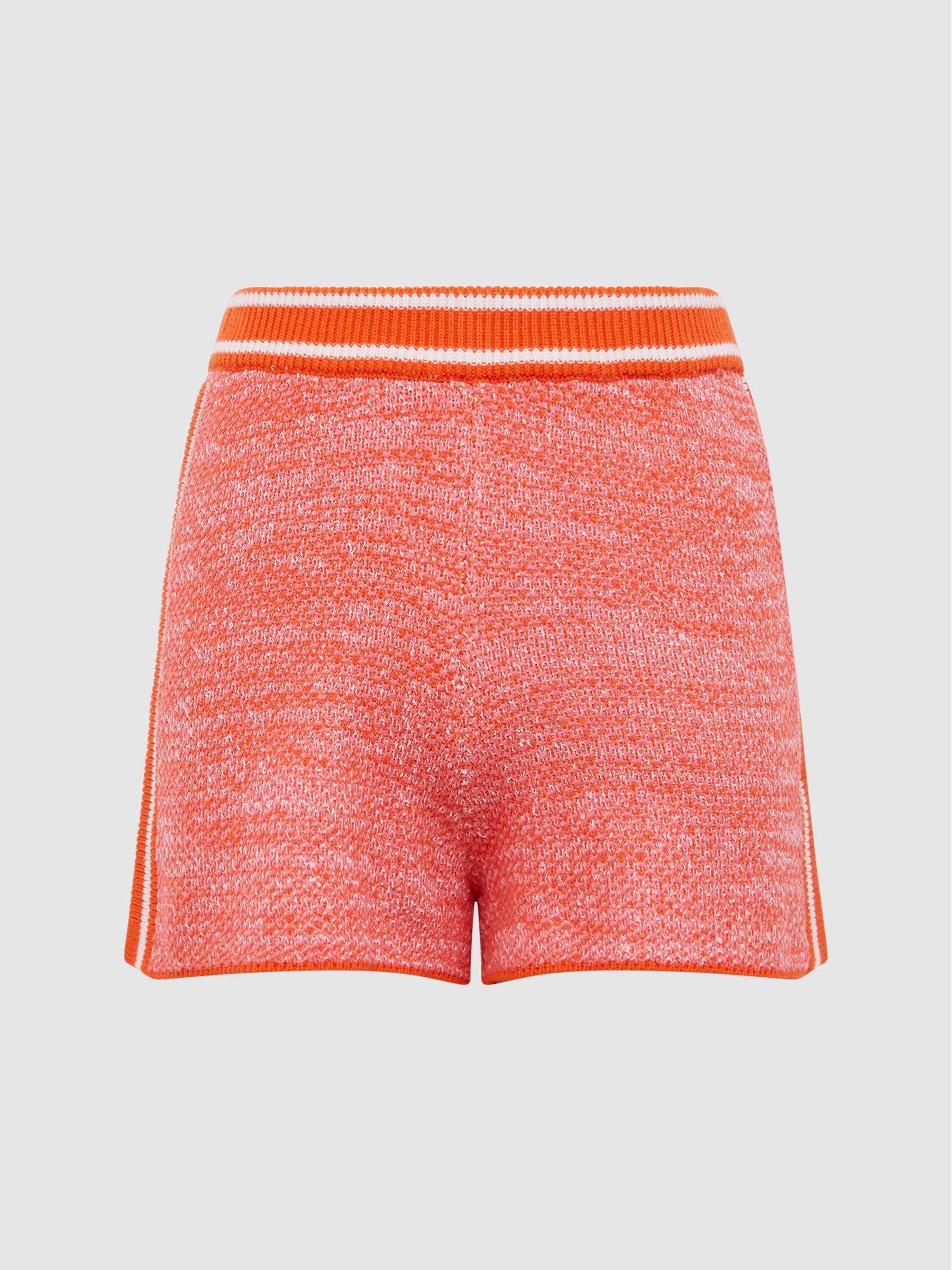 The Upside Textured Shorts in Pink - Image 2 of 5 The Upside Textured Shorts in Pink - Image 2 of 5