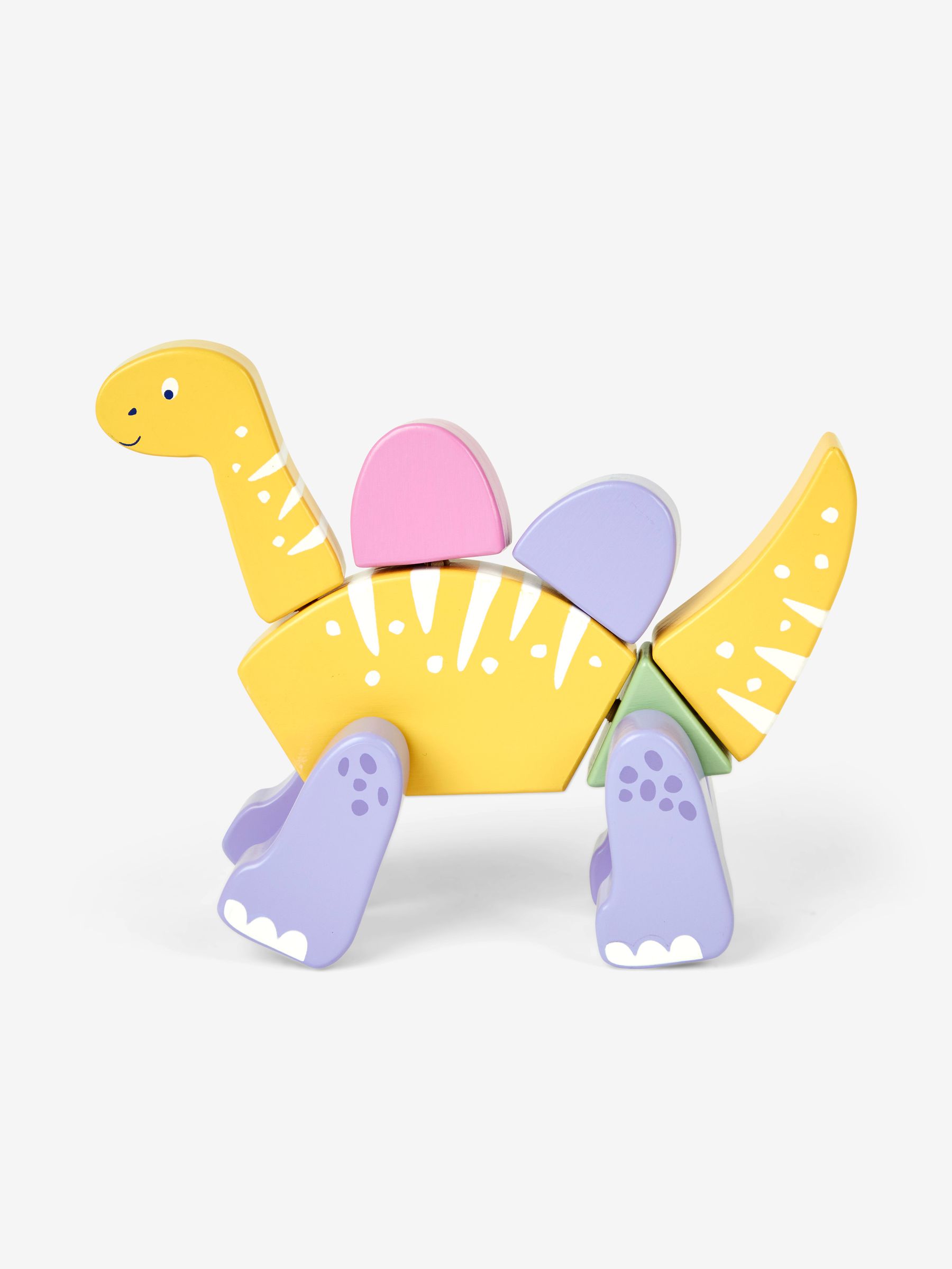 Pink Wooden Transforming Dinosaur Playset - Image 5 of 12