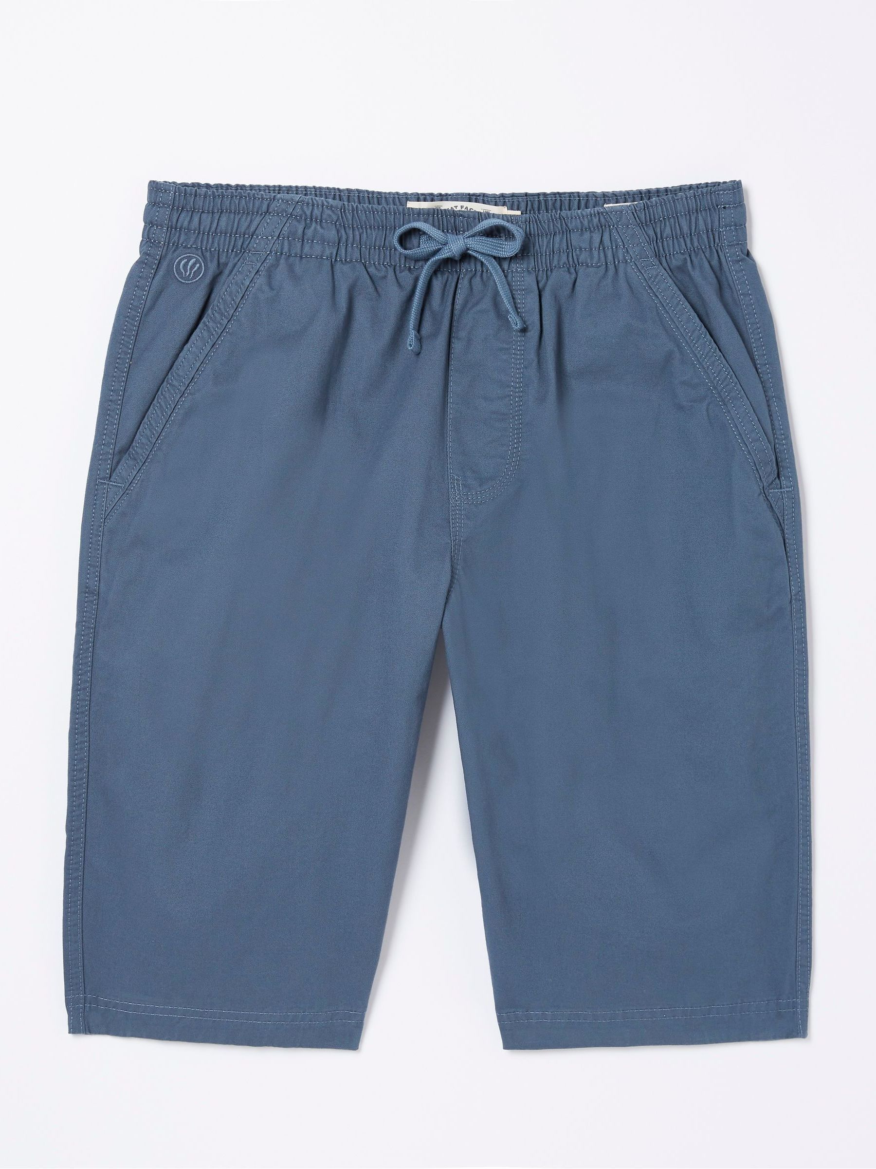 Blue Seaton Pull-On Shorts - Image 4 of 4 Blue Seaton Pull-On Shorts - Image 4 of 4