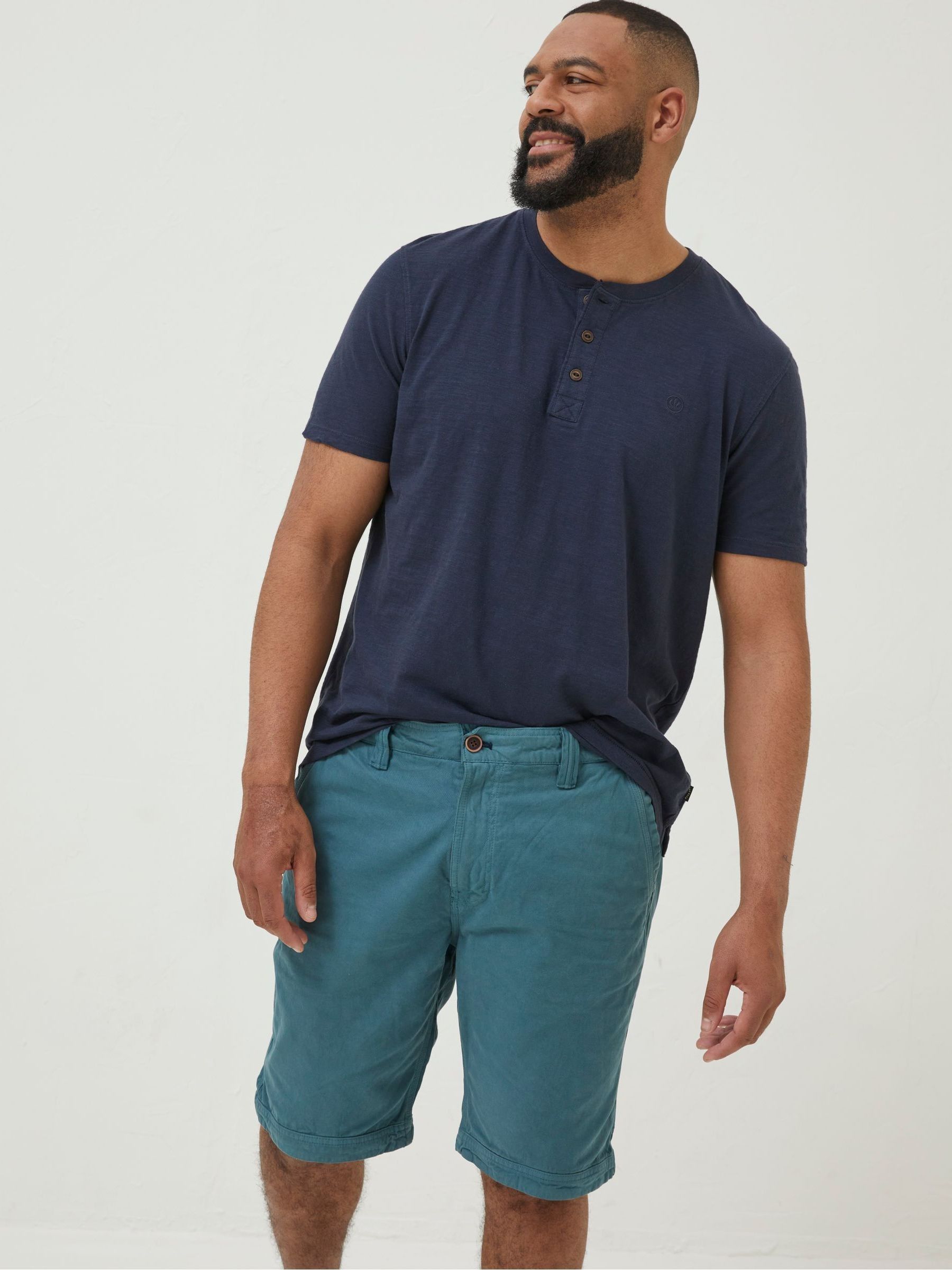 Blue Cove Flat Front Shorts - Image 3 of 5