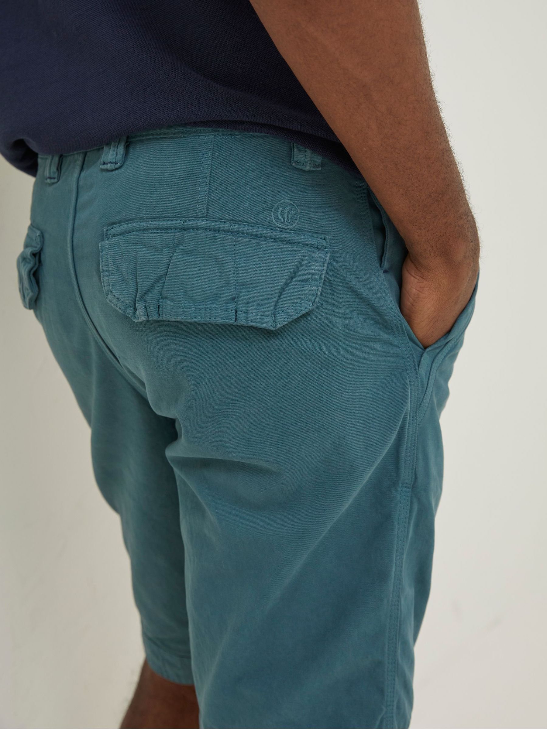 Blue Cove Flat Front Shorts - Image 4 of 5