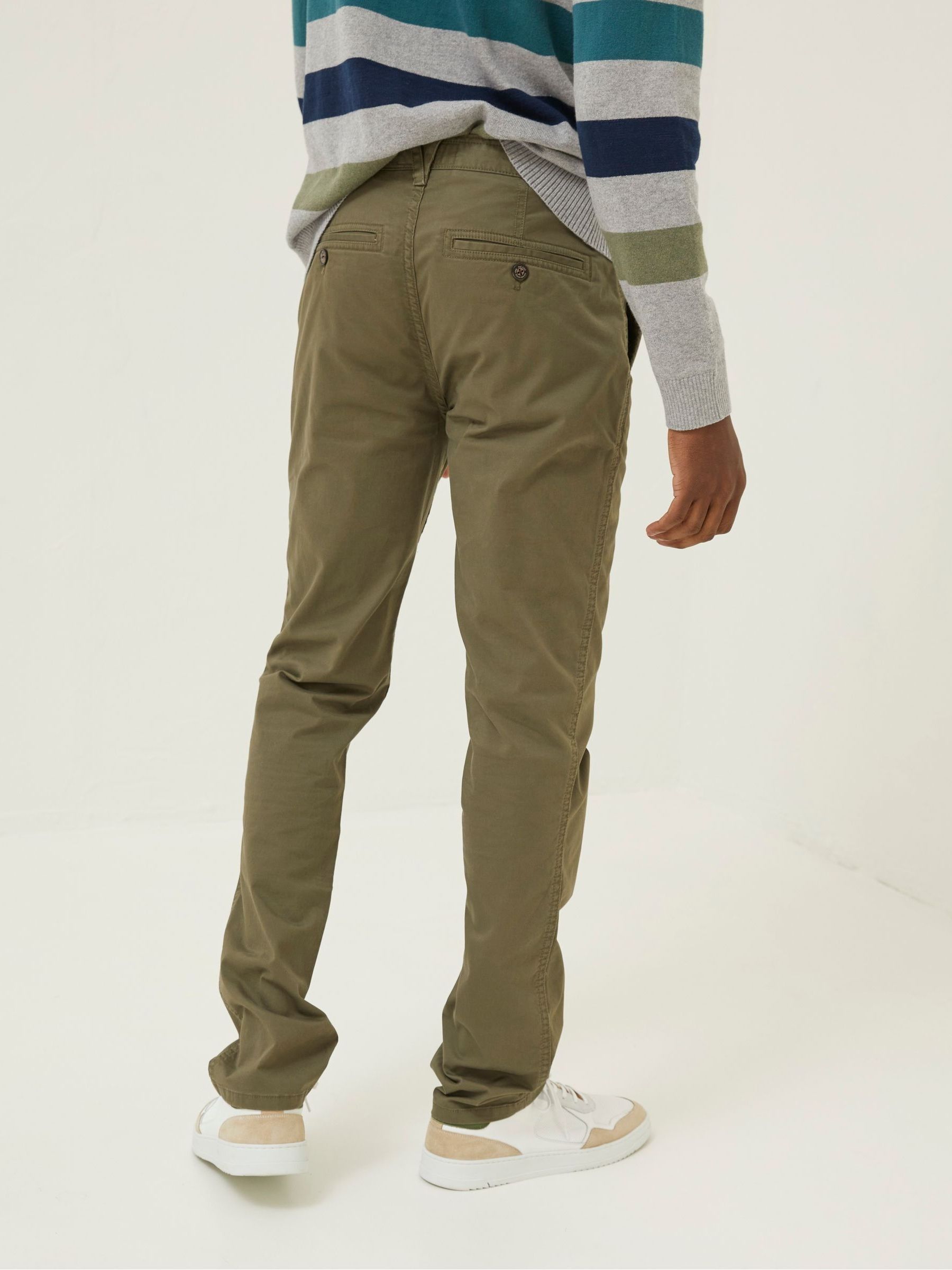Green Heyshott Slim Stretch Chinos - Image 2 of 3