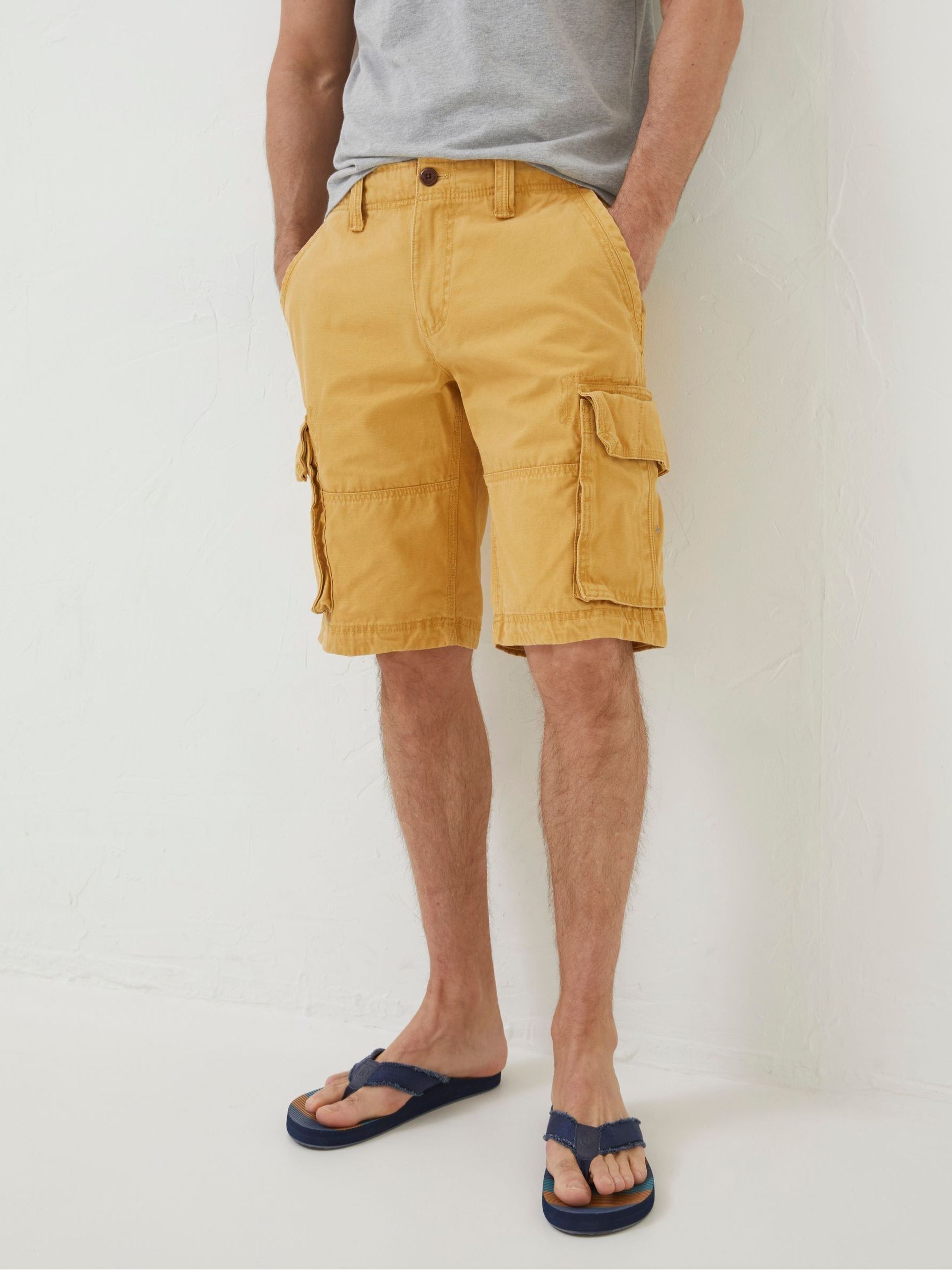 Yellow Breakyard Cargo Shorts - Image 1 of 5