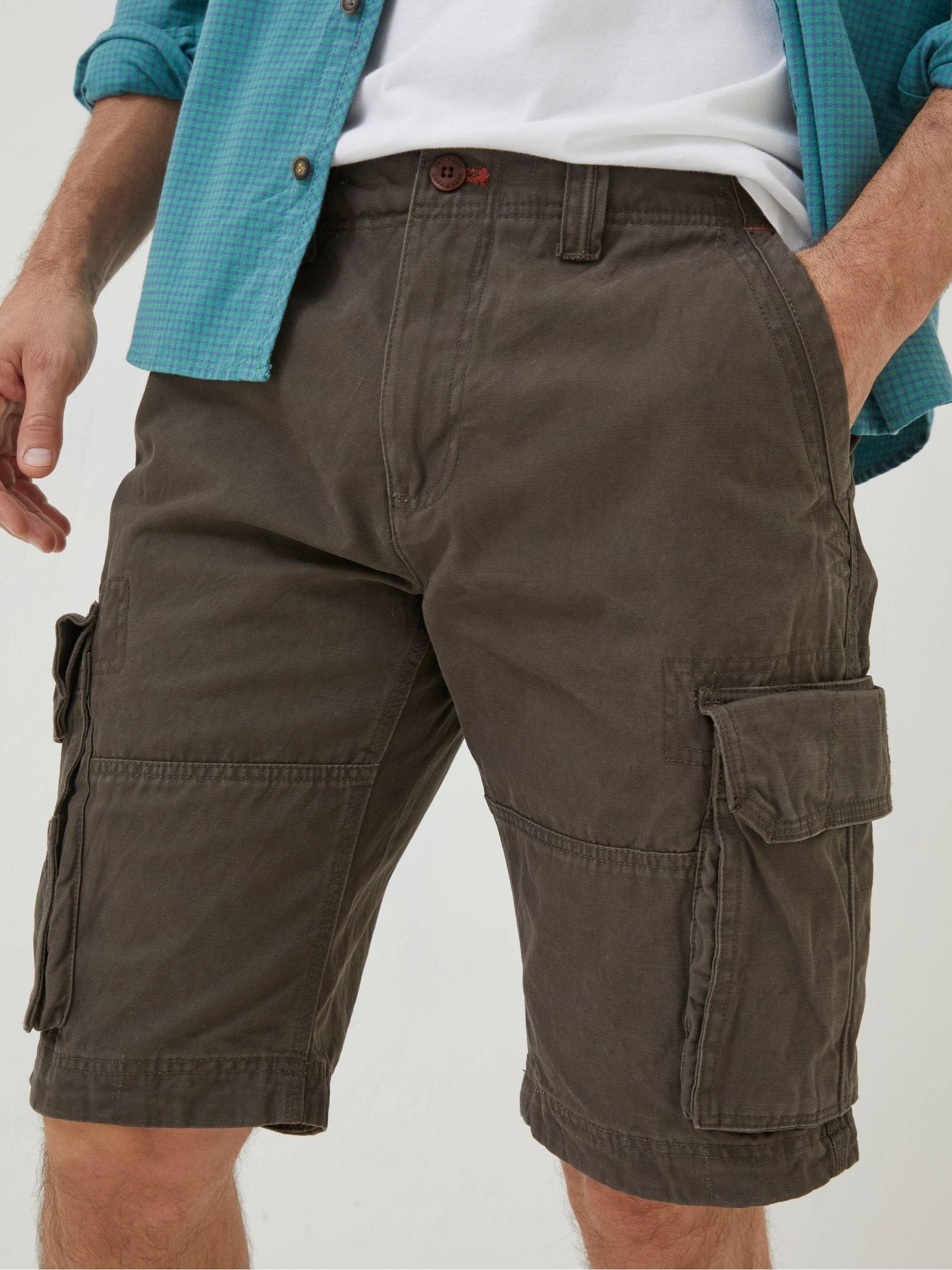 Brown Breakyard Cargo Shorts - Image 1 of 5 Brown Breakyard Cargo Shorts - Image 1 of 5