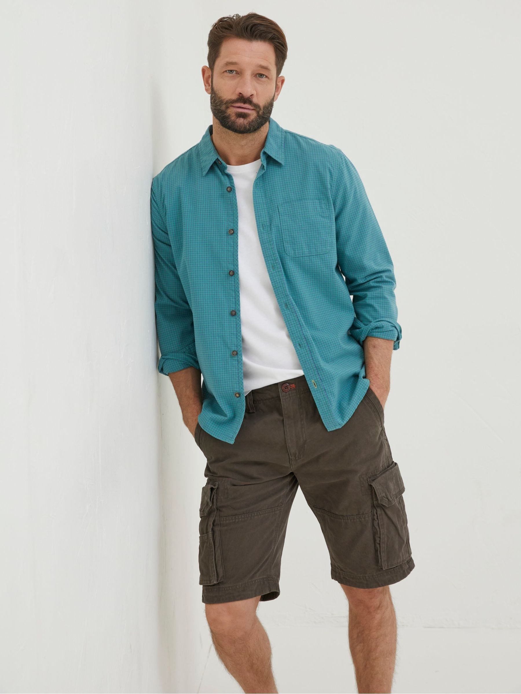 Brown Breakyard Cargo Shorts - Image 3 of 5