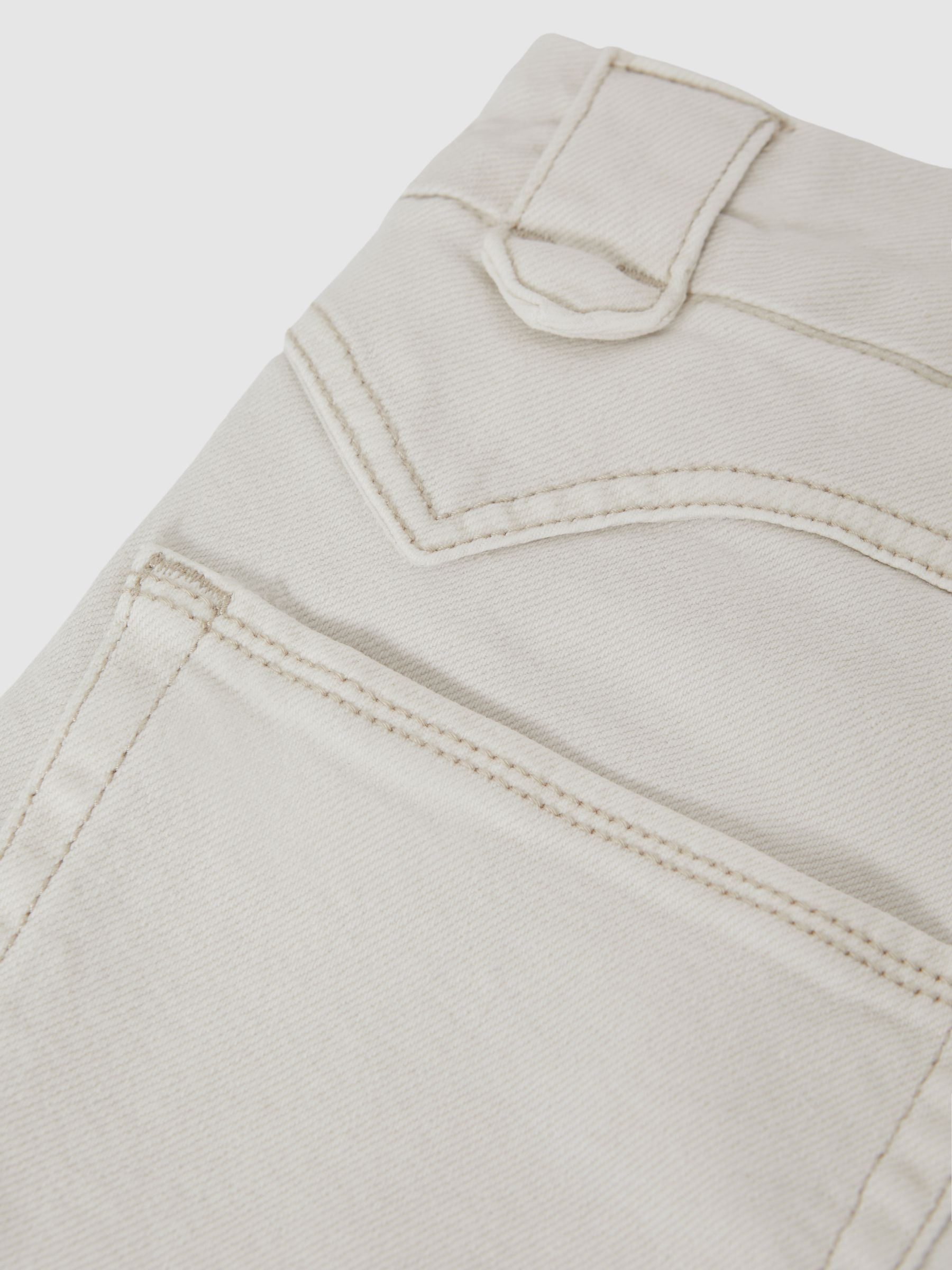Good American Palazzo Stretch Jeans in Off White - Image 6 of 6