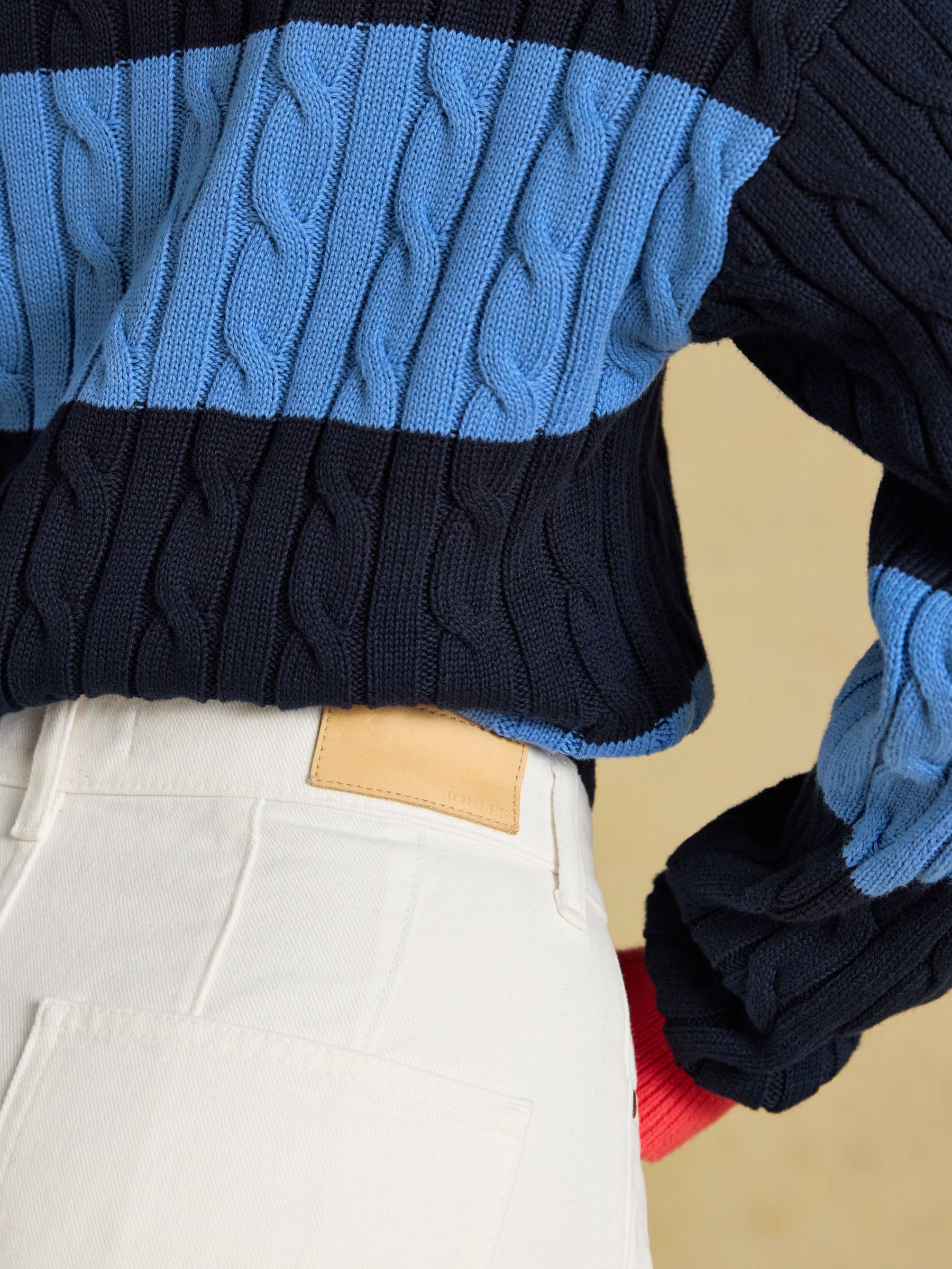 Ecru Relaxed Fit High Waisted Jean - Image 6 of 7