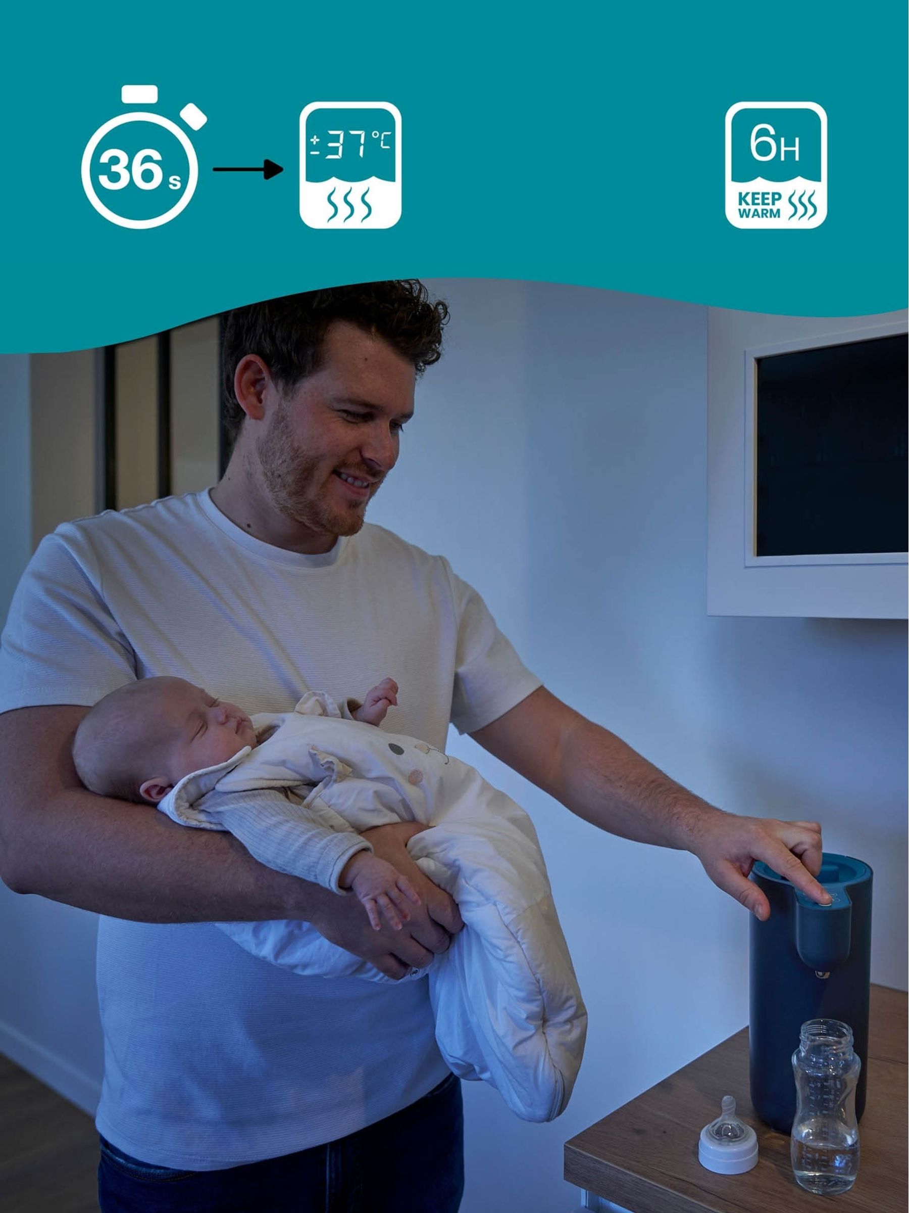 Babymoov Milky Now Bottle Prep Machine - Image 4 of 8
