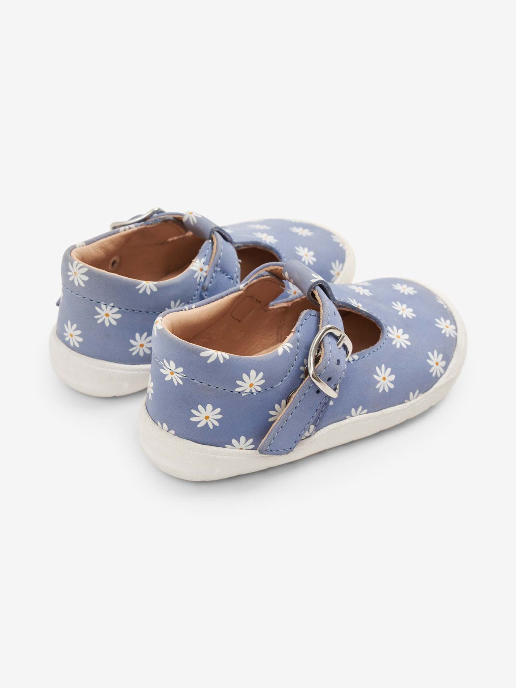 Blue Girls' Start-Rite Daisy T-Bar First Walker Shoes - Image 2 of 4