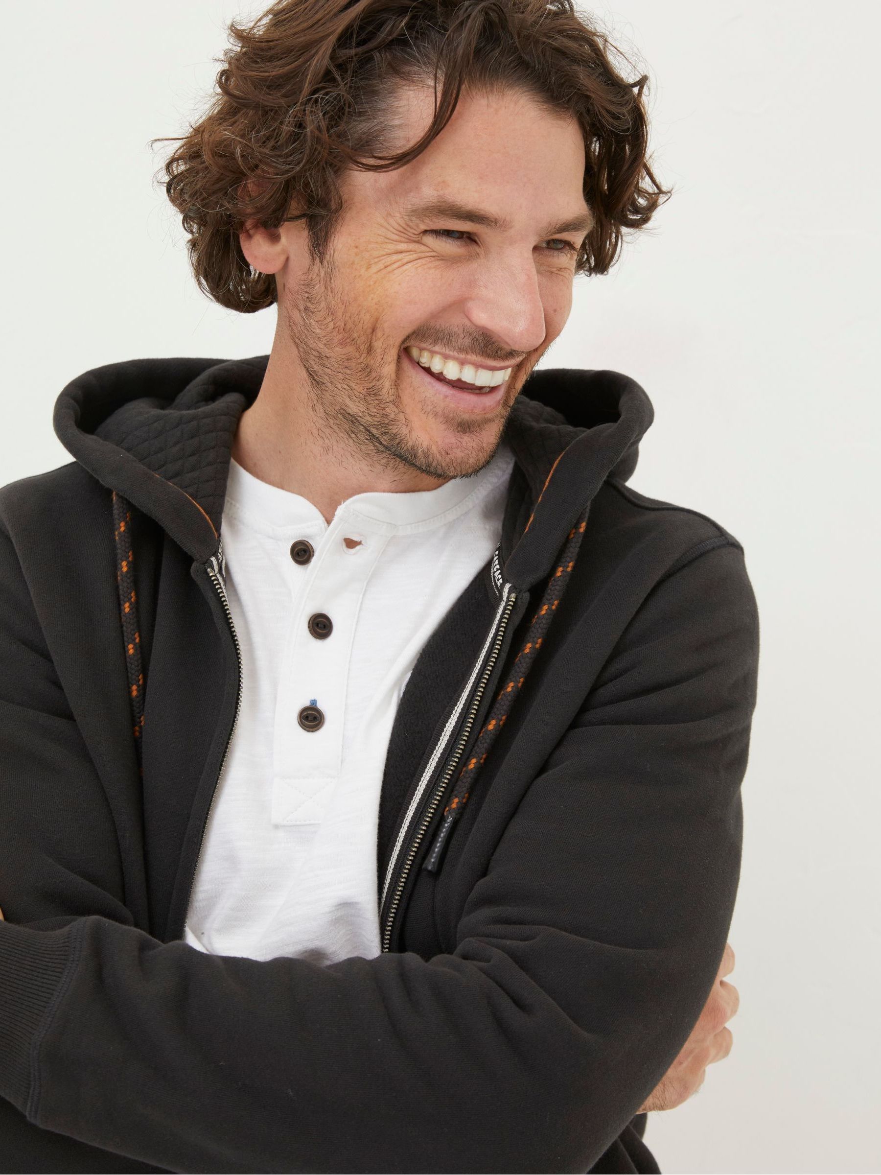 Brooke Black Zip-Up Hoodie - Image 3 of 4