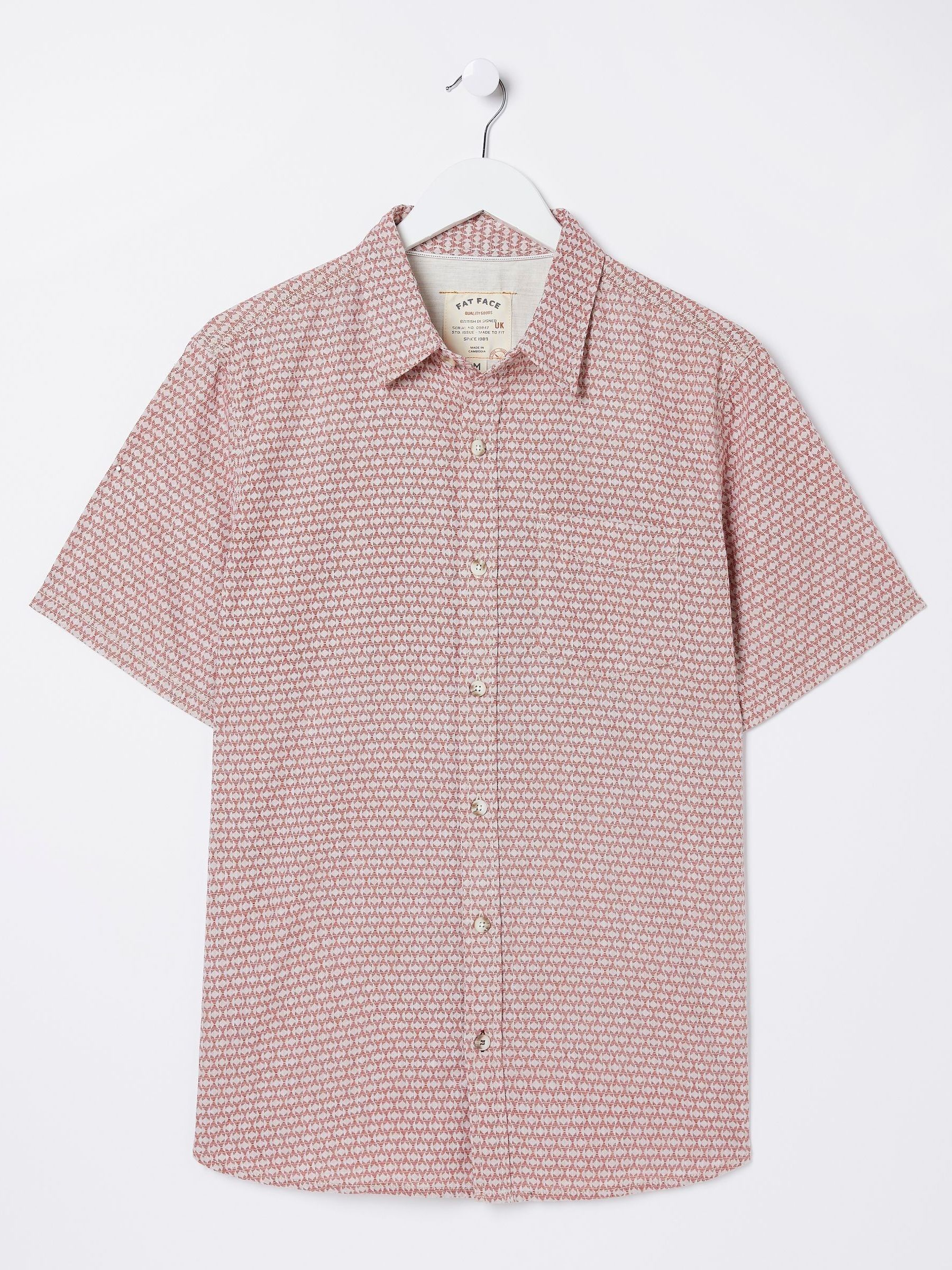Red Geo Print Shirt - Image 5 of 5