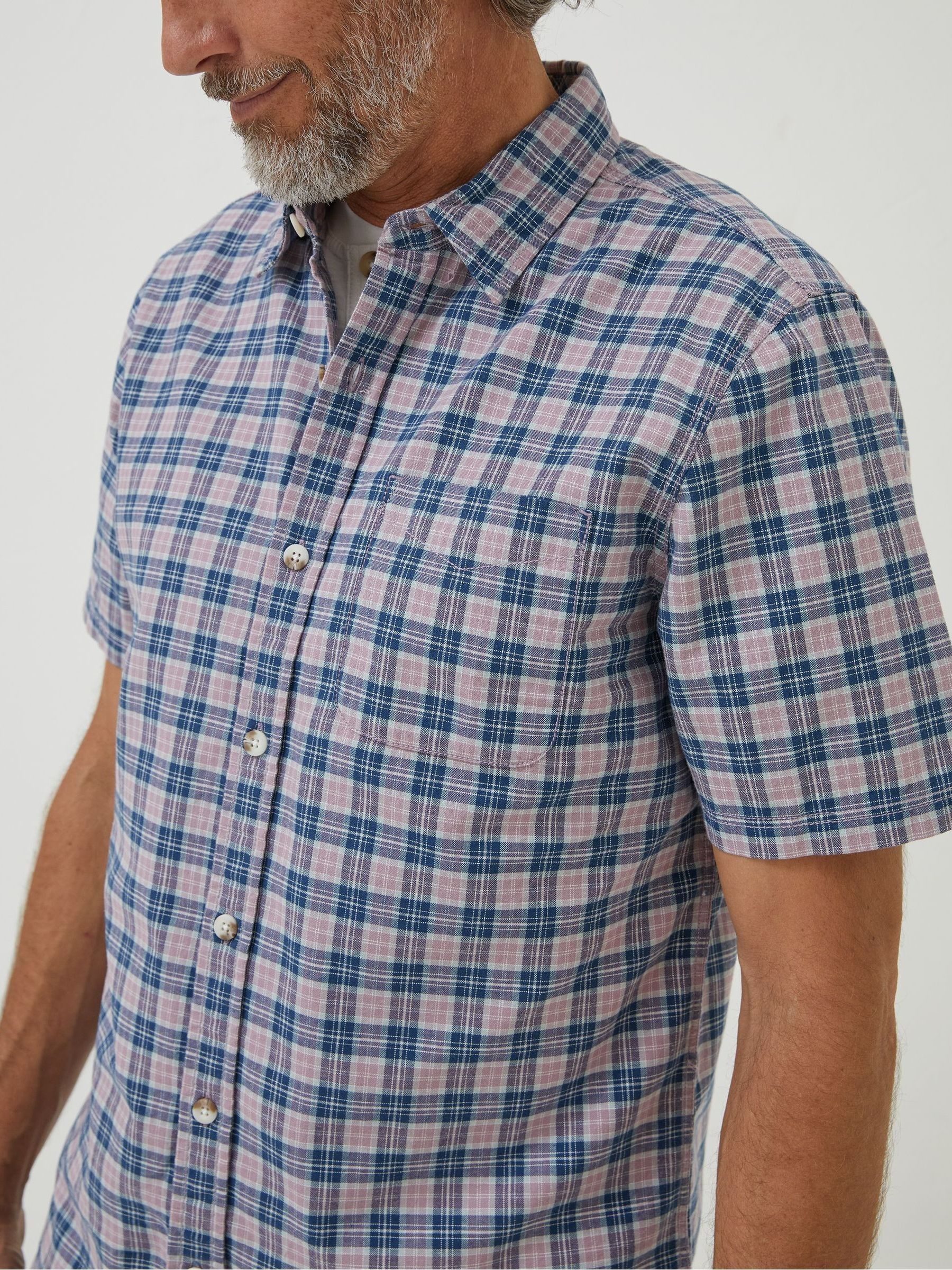 Purple Galston Check Shirt - Image 4 of 6