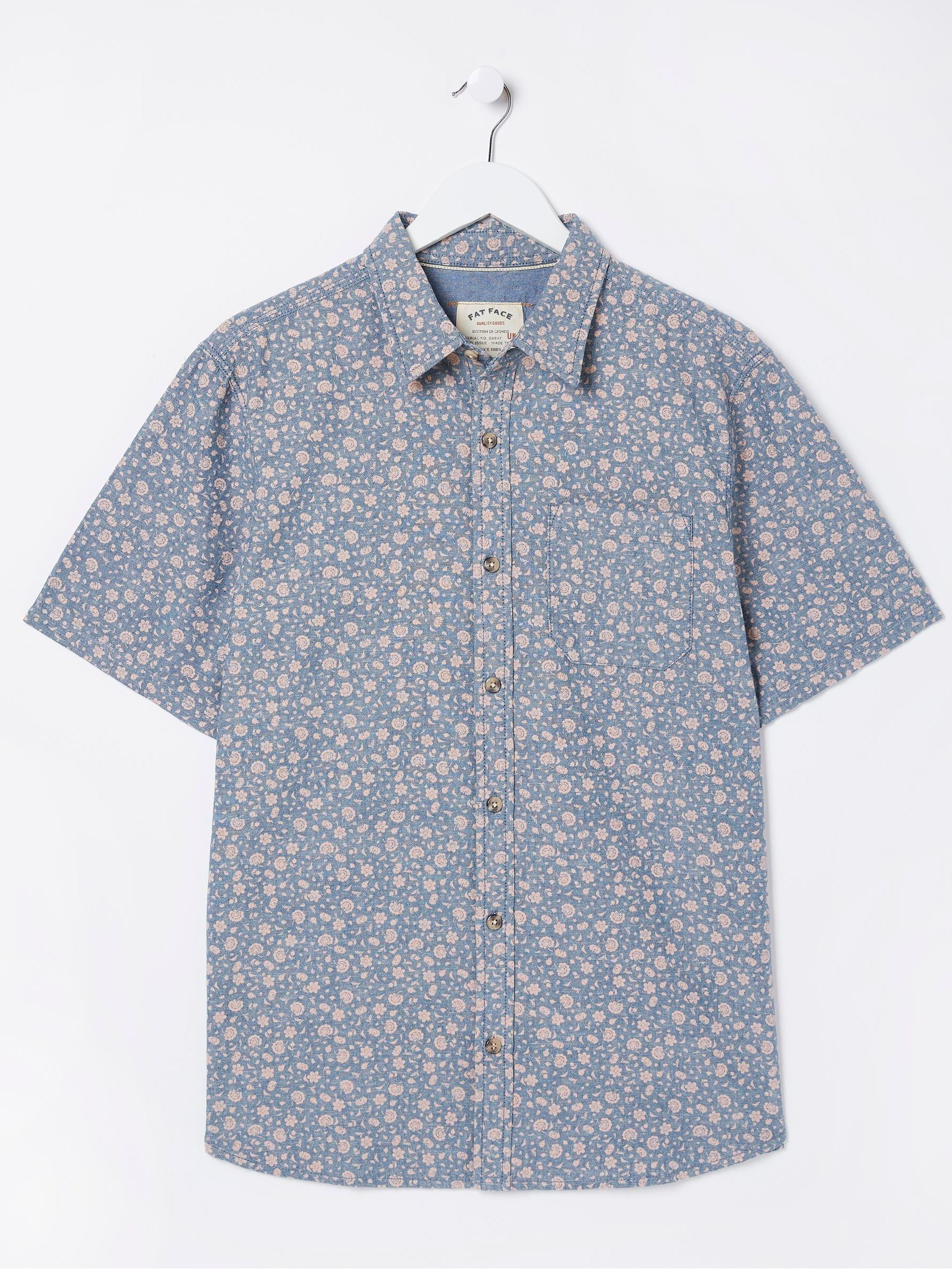 Pink Floral Print Shirt - Image 4 of 4