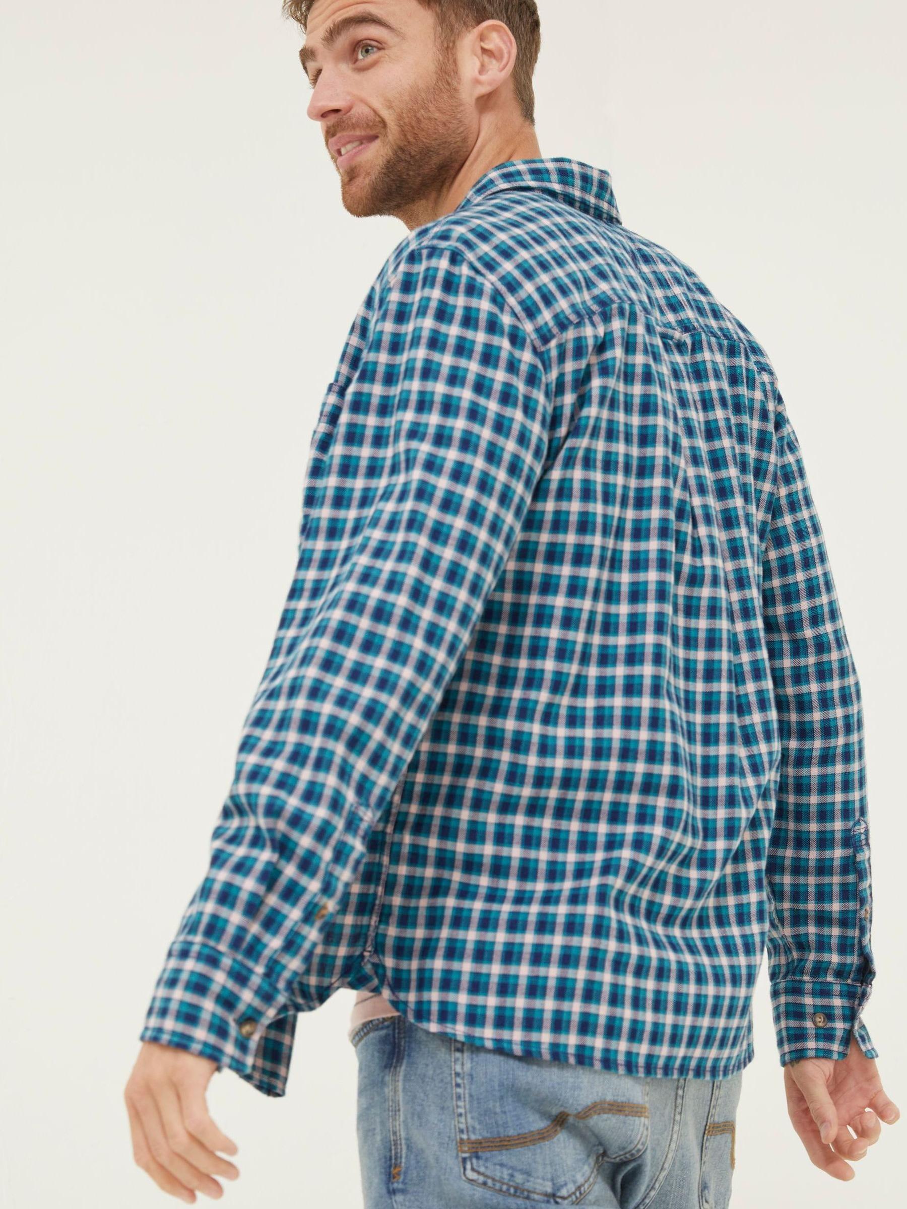 Blue Wently Check Shirt - Image 2 of 5