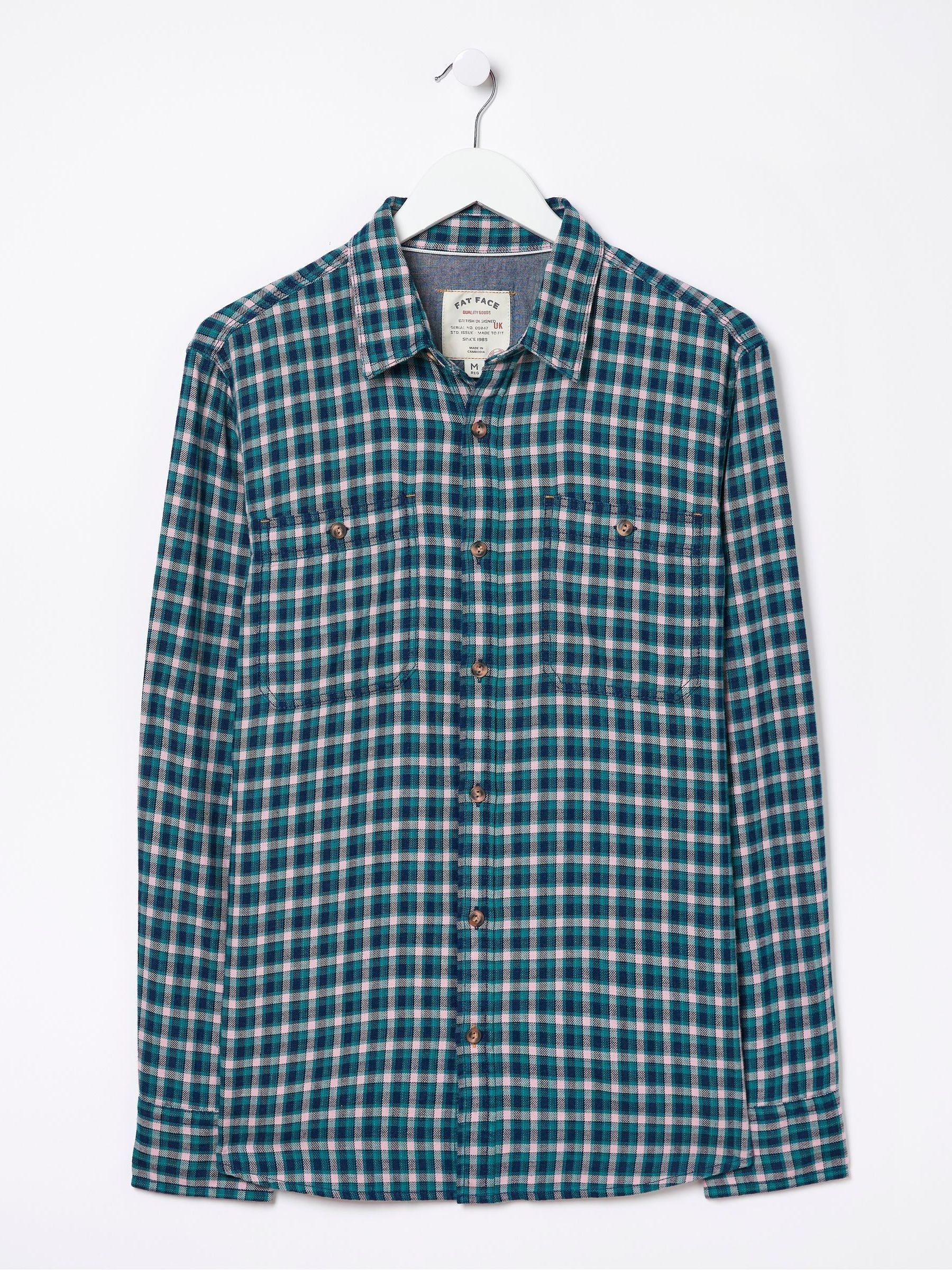 Blue Wently Check Shirt - Image 6 of 6