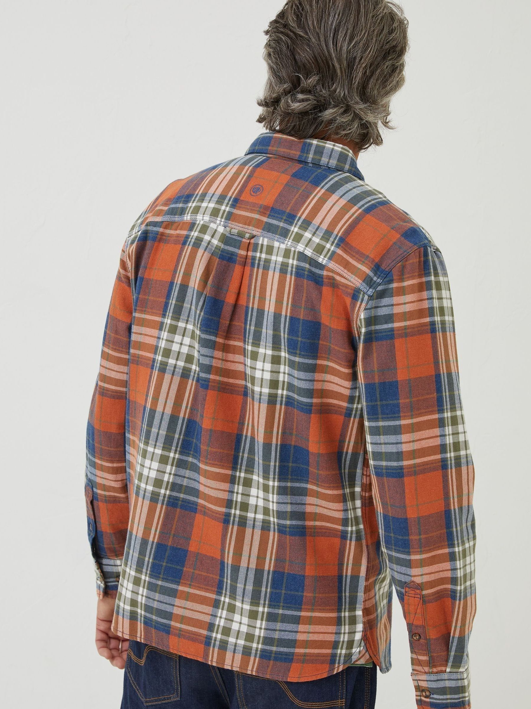 Orange Wadhurst Check Shirt - Image 2 of 5