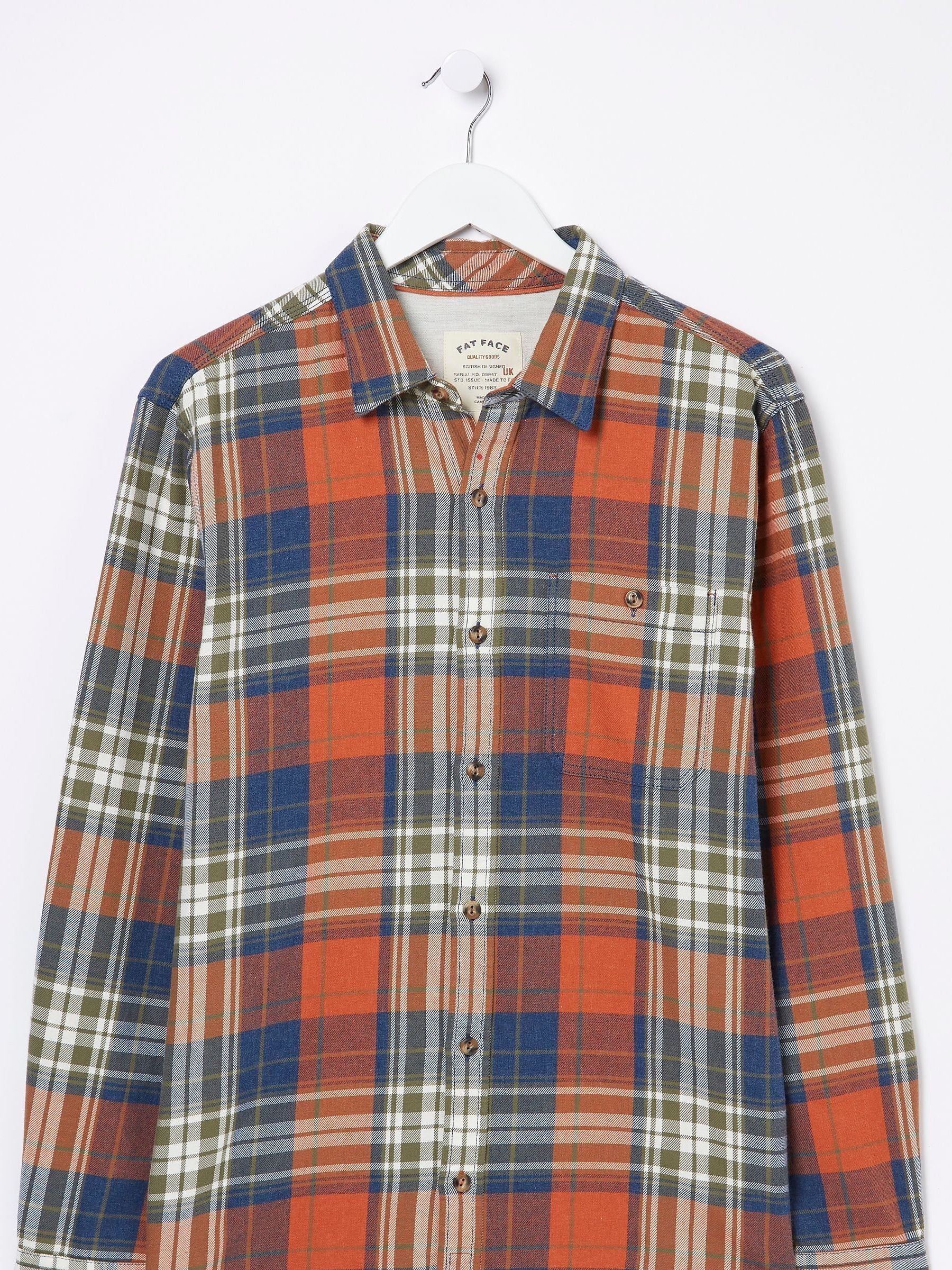 Orange Wadhurst Check Shirt - Image 5 of 5