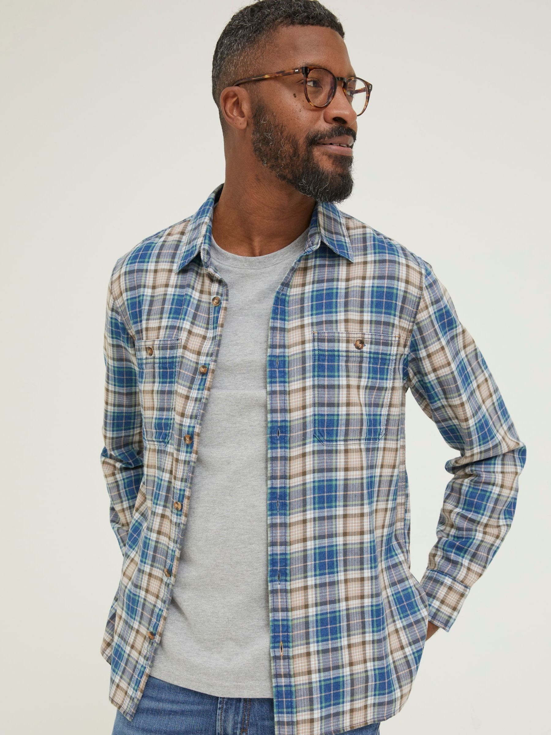 Blue Tyne Check Shirt - Image 1 of 5
