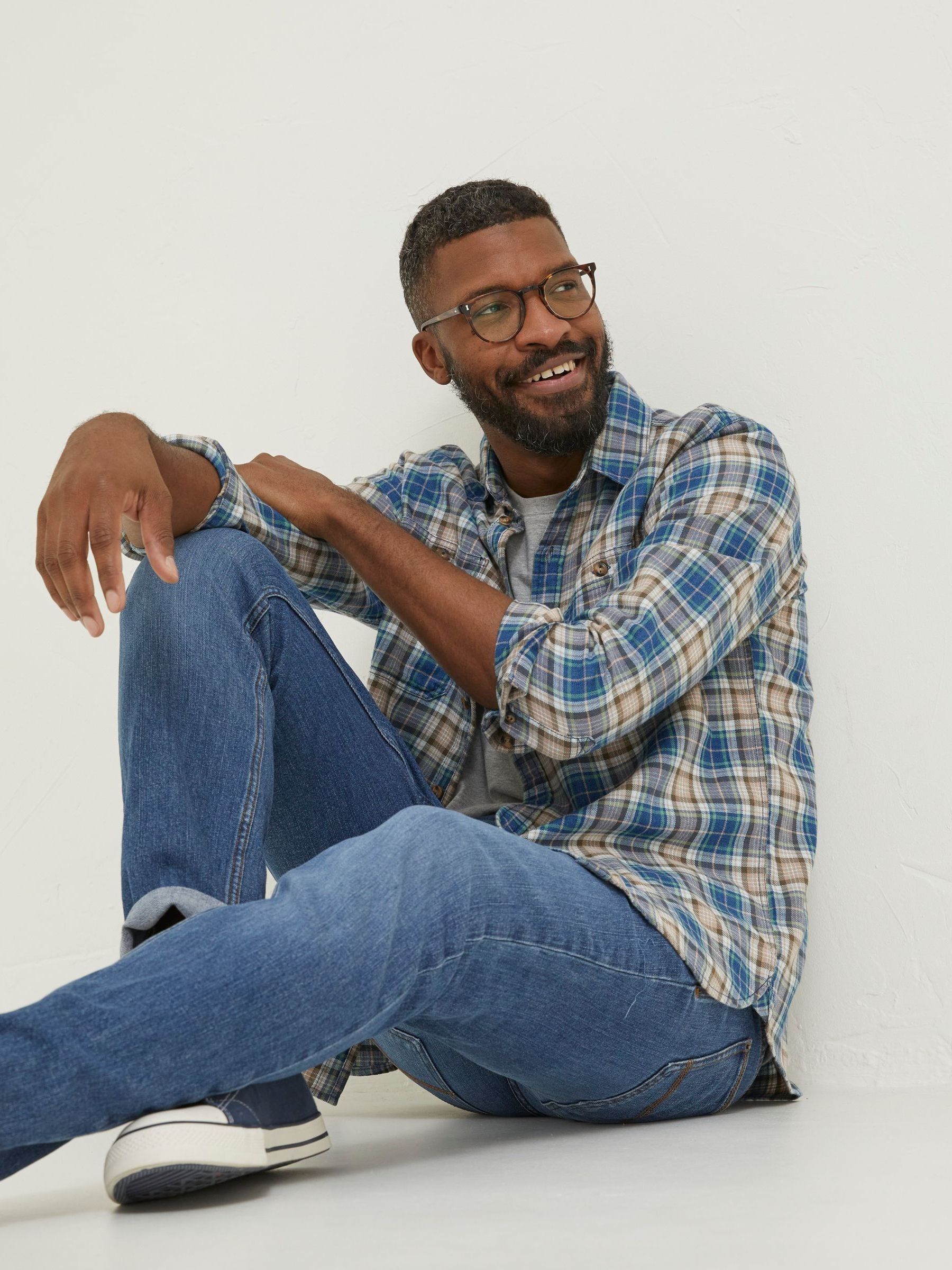 Blue Tyne Check Shirt - Image 3 of 5