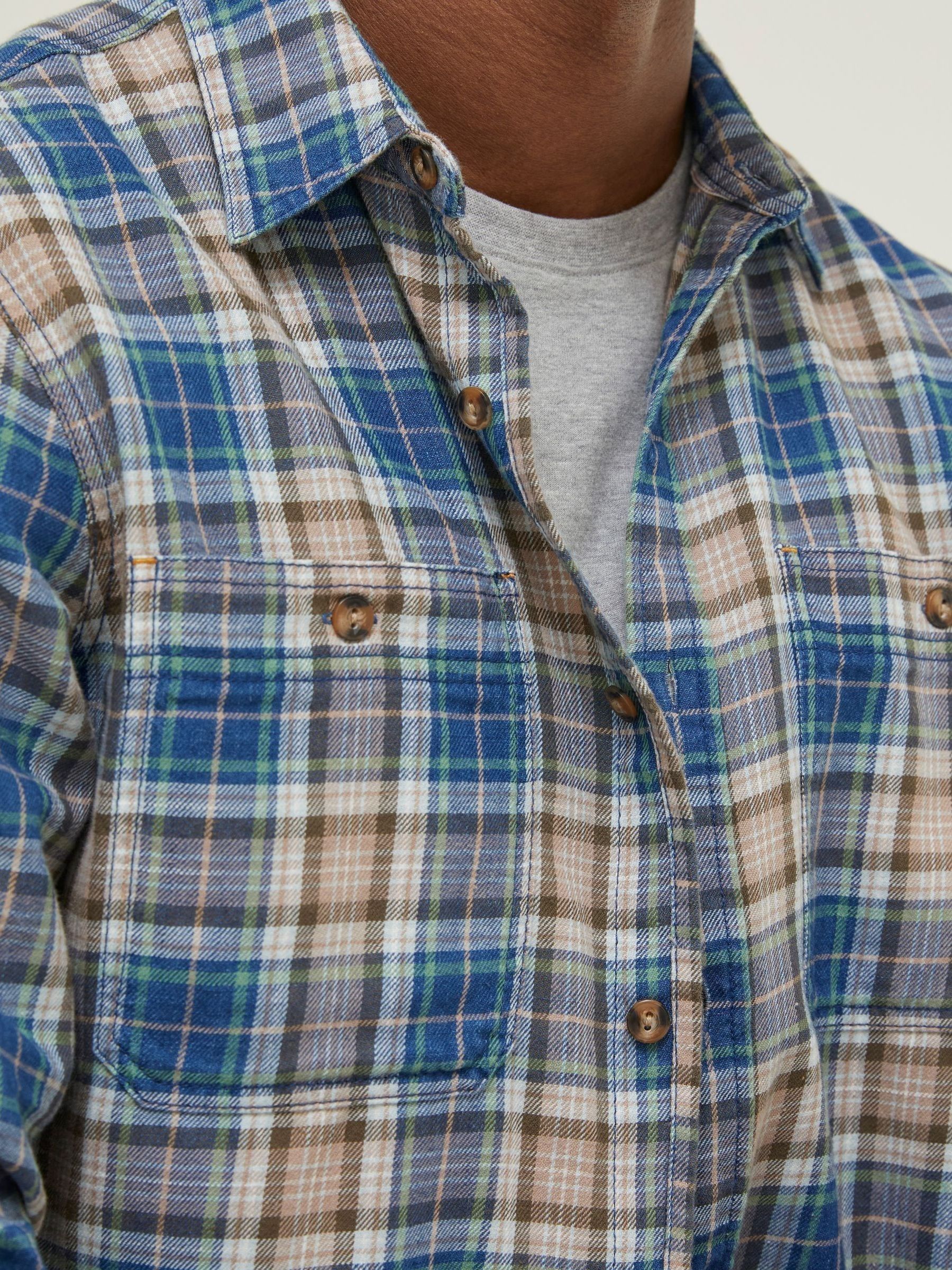 Blue Tyne Check Shirt - Image 4 of 5