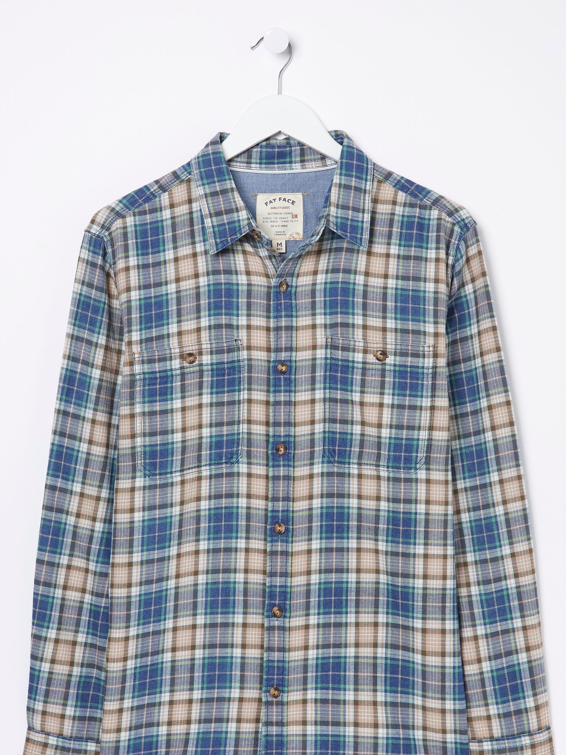 Blue Tyne Check Shirt - Image 5 of 5