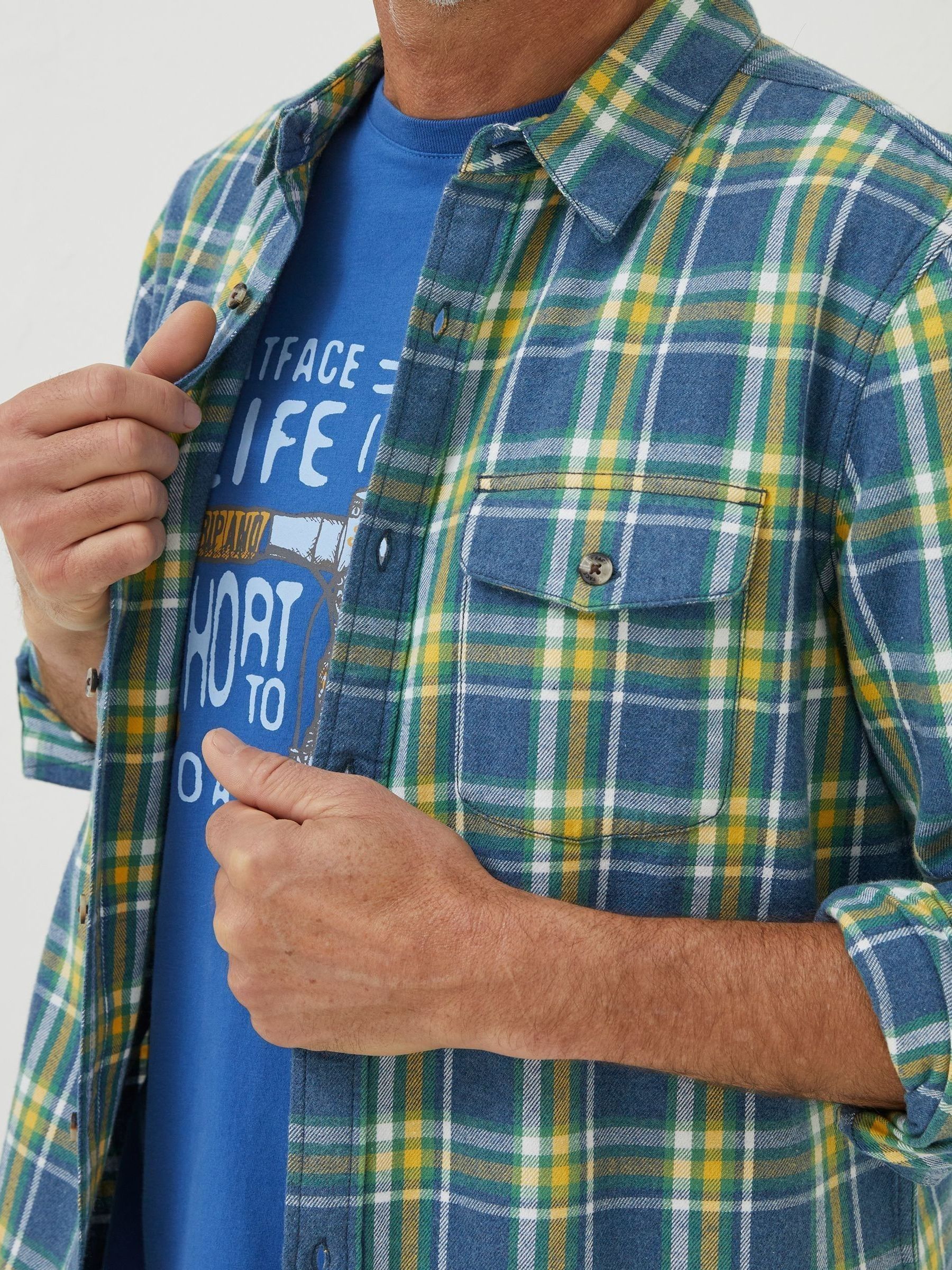 Blue Check Shirt - Image 4 of 5