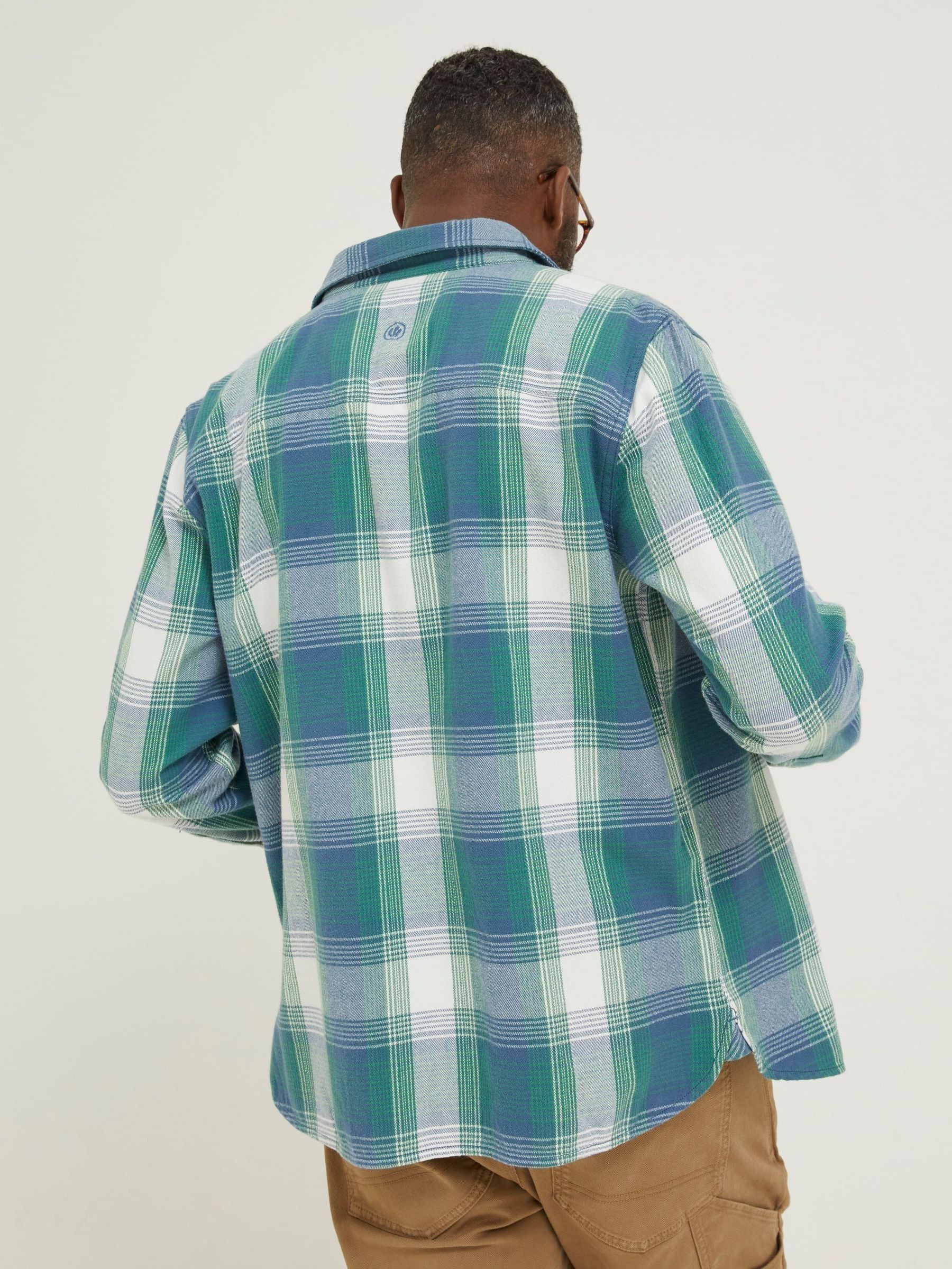 Blue Check Shirt - Image 2 of 5 Blue Check Shirt - Image 2 of 5