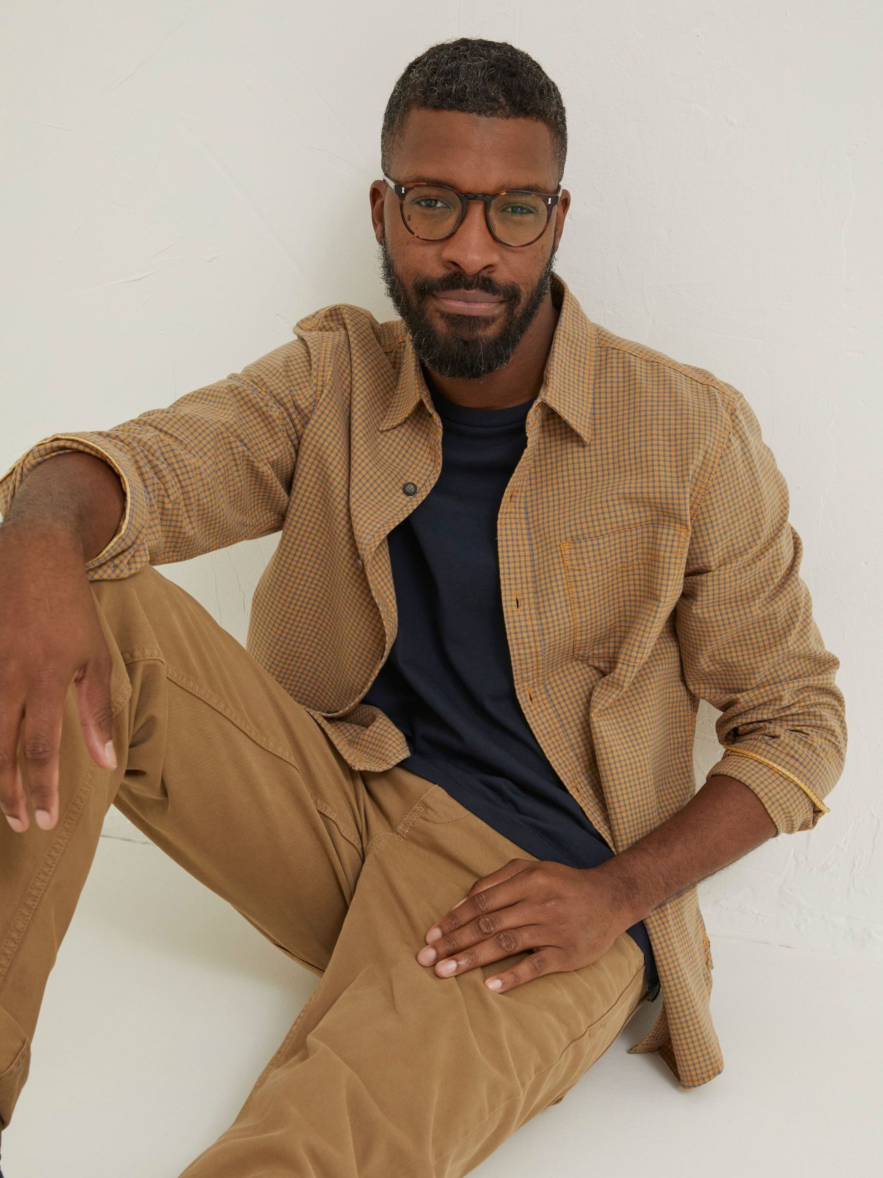 Yellow Gower Gingham Shirt - Image 1 of 5