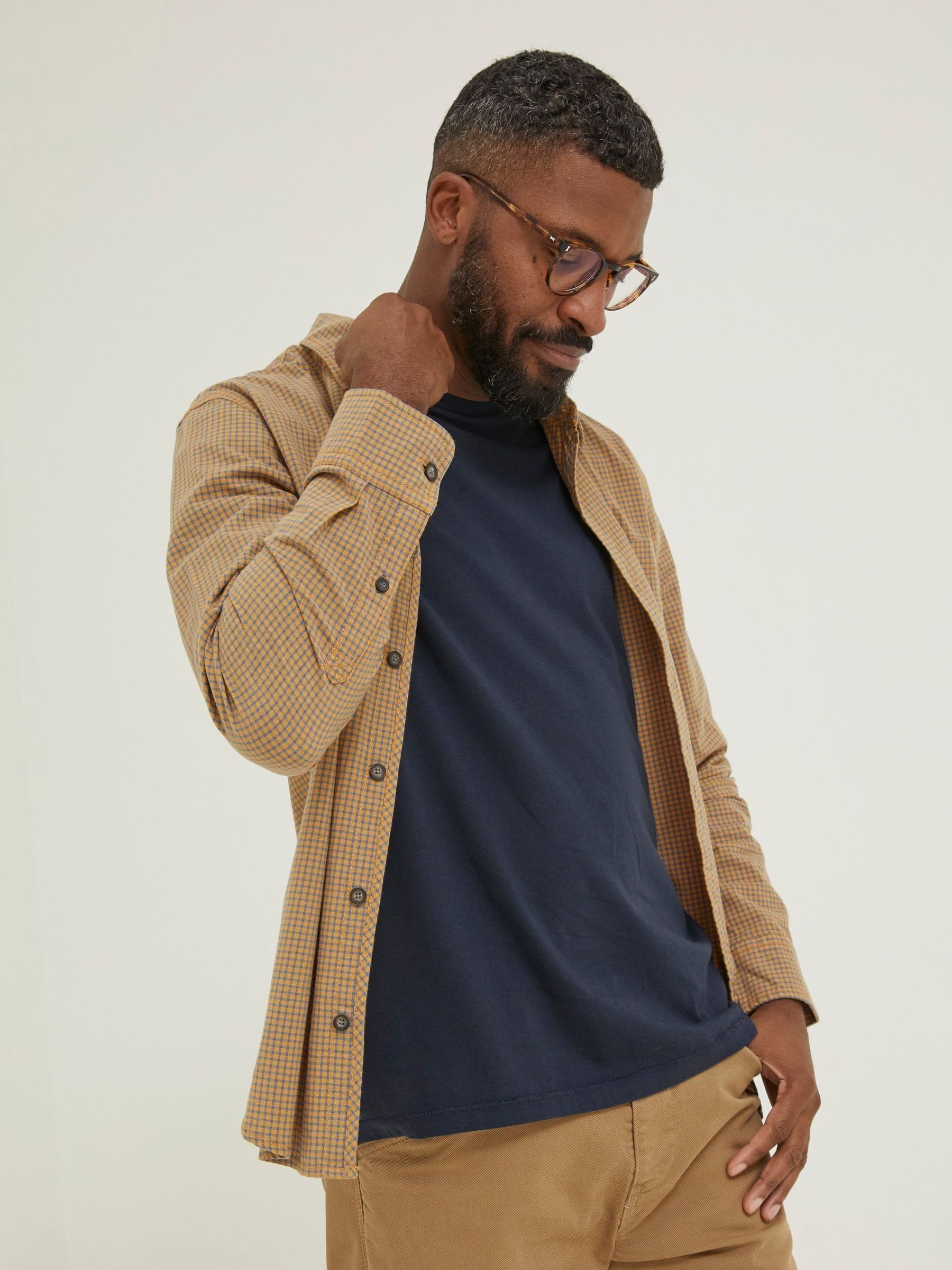 Yellow Gower Gingham Shirt - Image 3 of 5