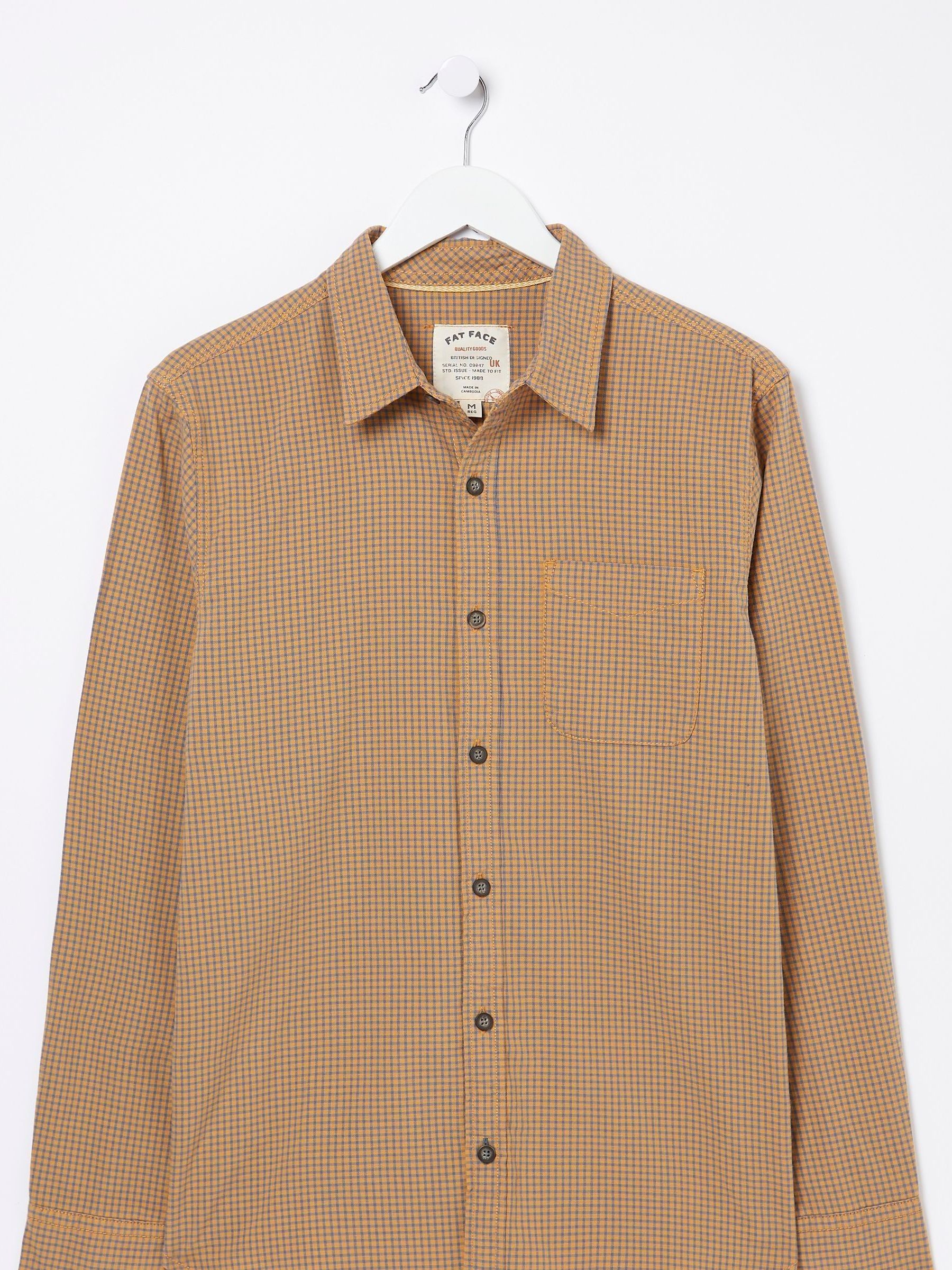 Yellow Gower Gingham Shirt - Image 5 of 5