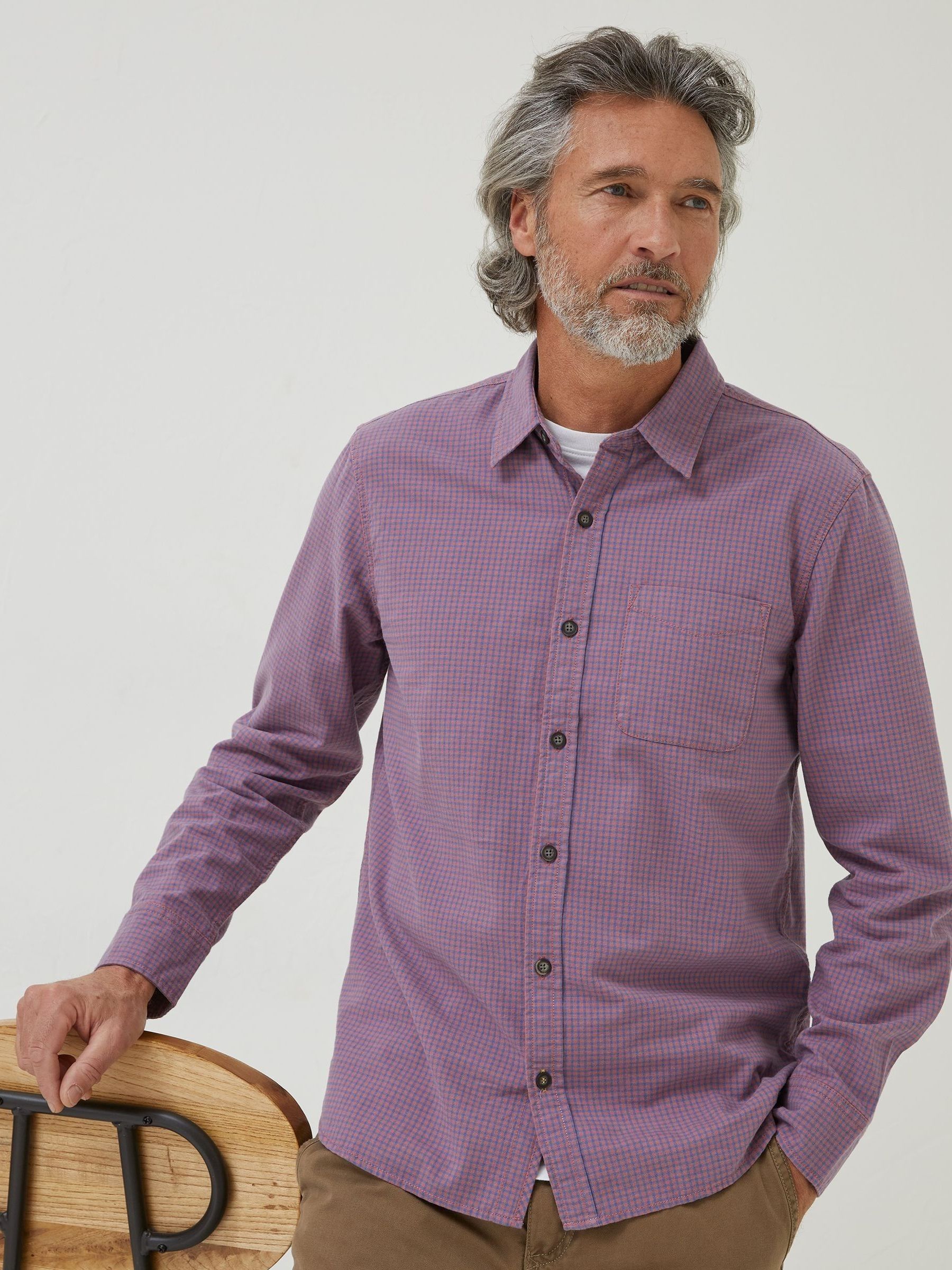 Pink Gower Gingham Shirt - Image 3 of 5