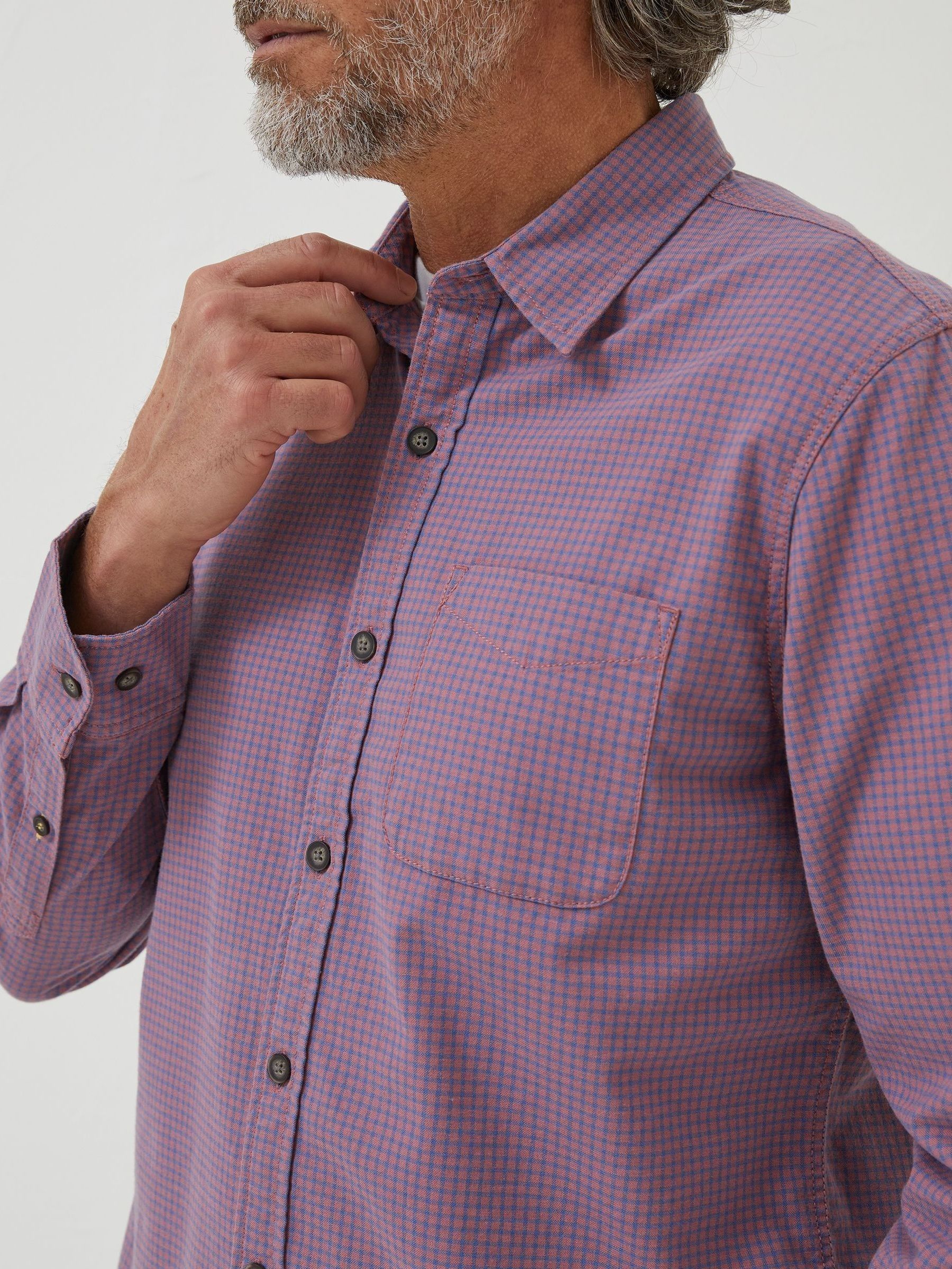 Pink Gower Gingham Shirt - Image 4 of 5