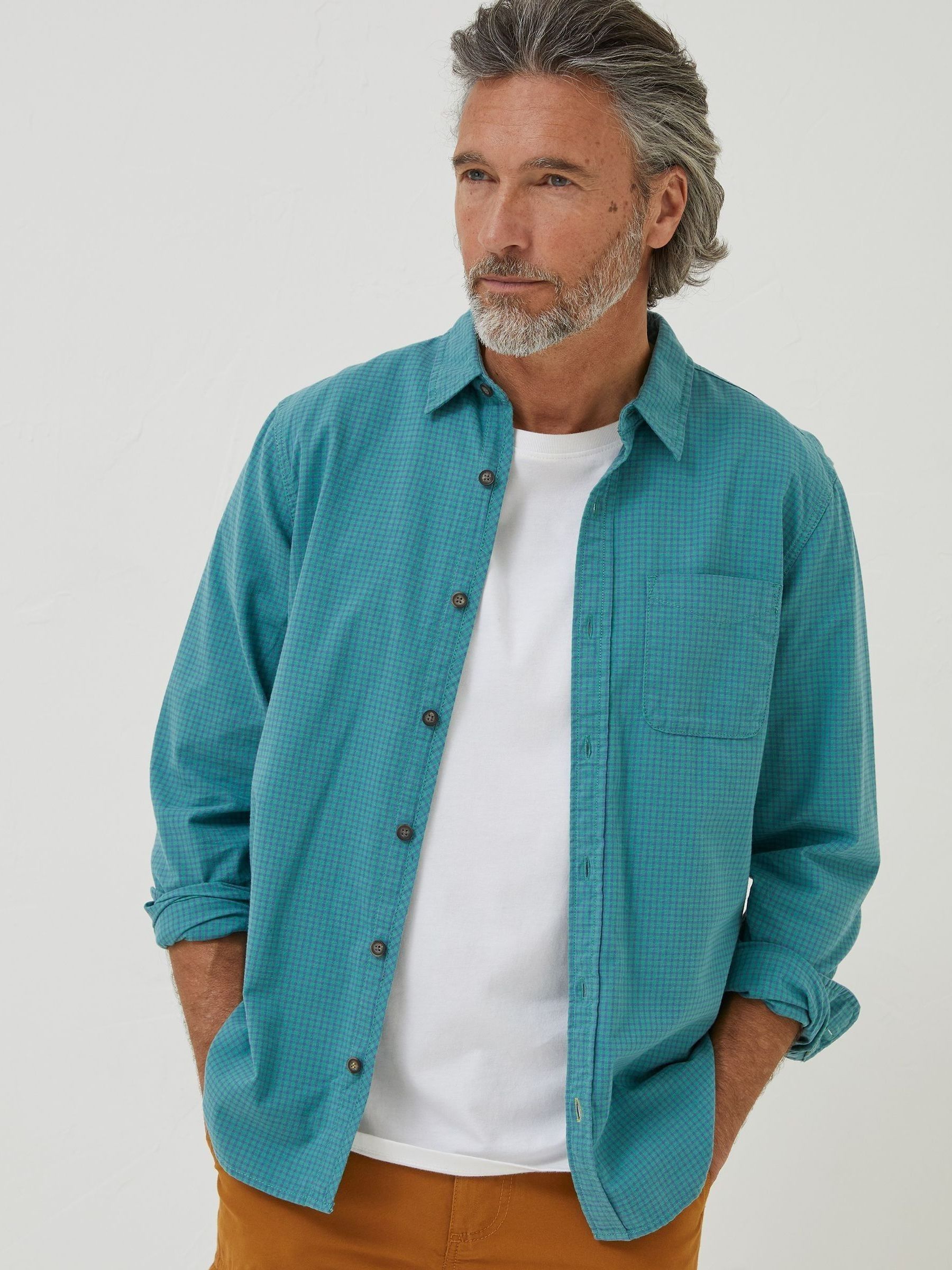 Green Gower Gingham Shirt - Image 1 of 5