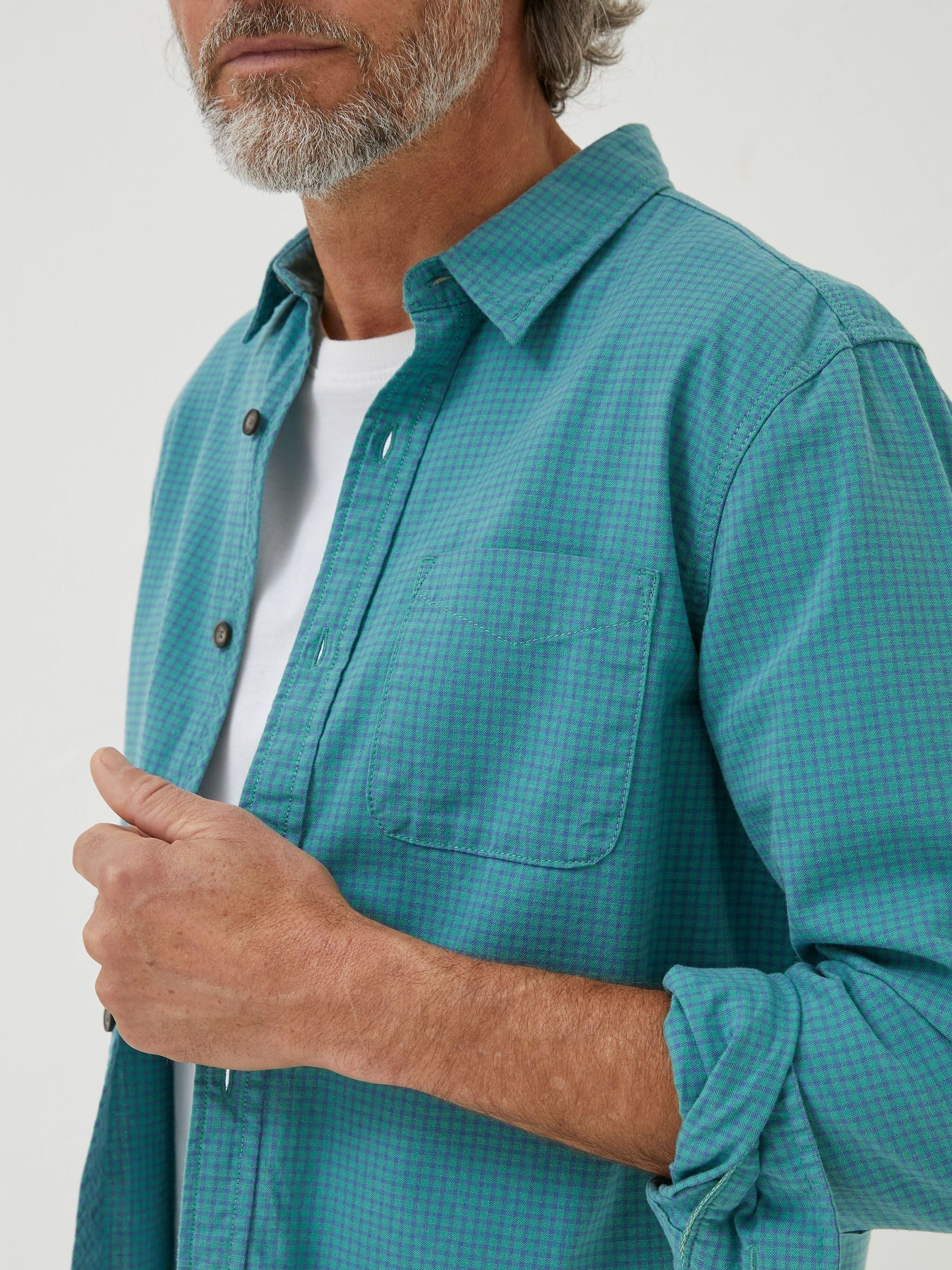 Green Gower Gingham Shirt - Image 4 of 5