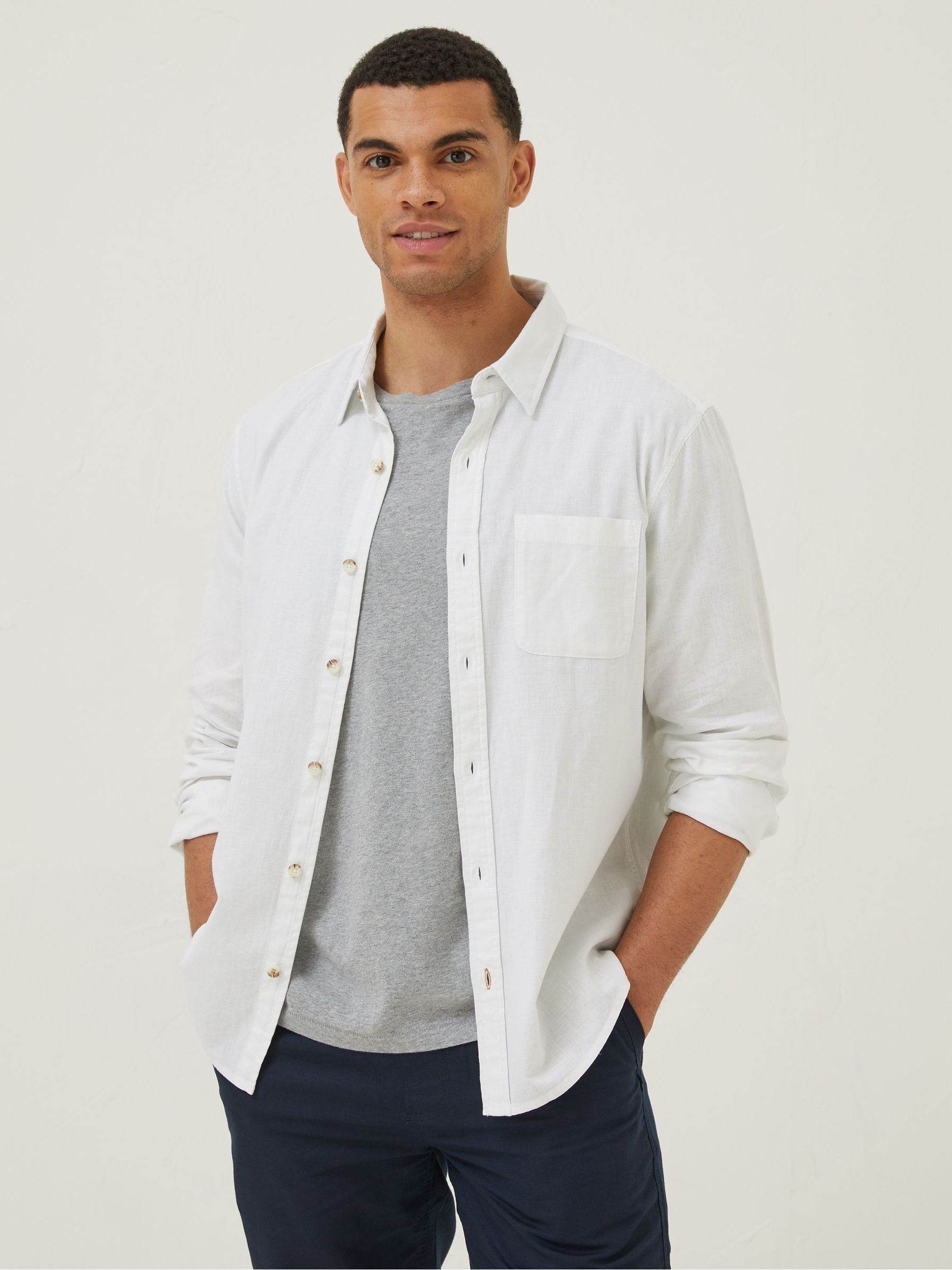 White Bugle Shirt - Image 1 of 5