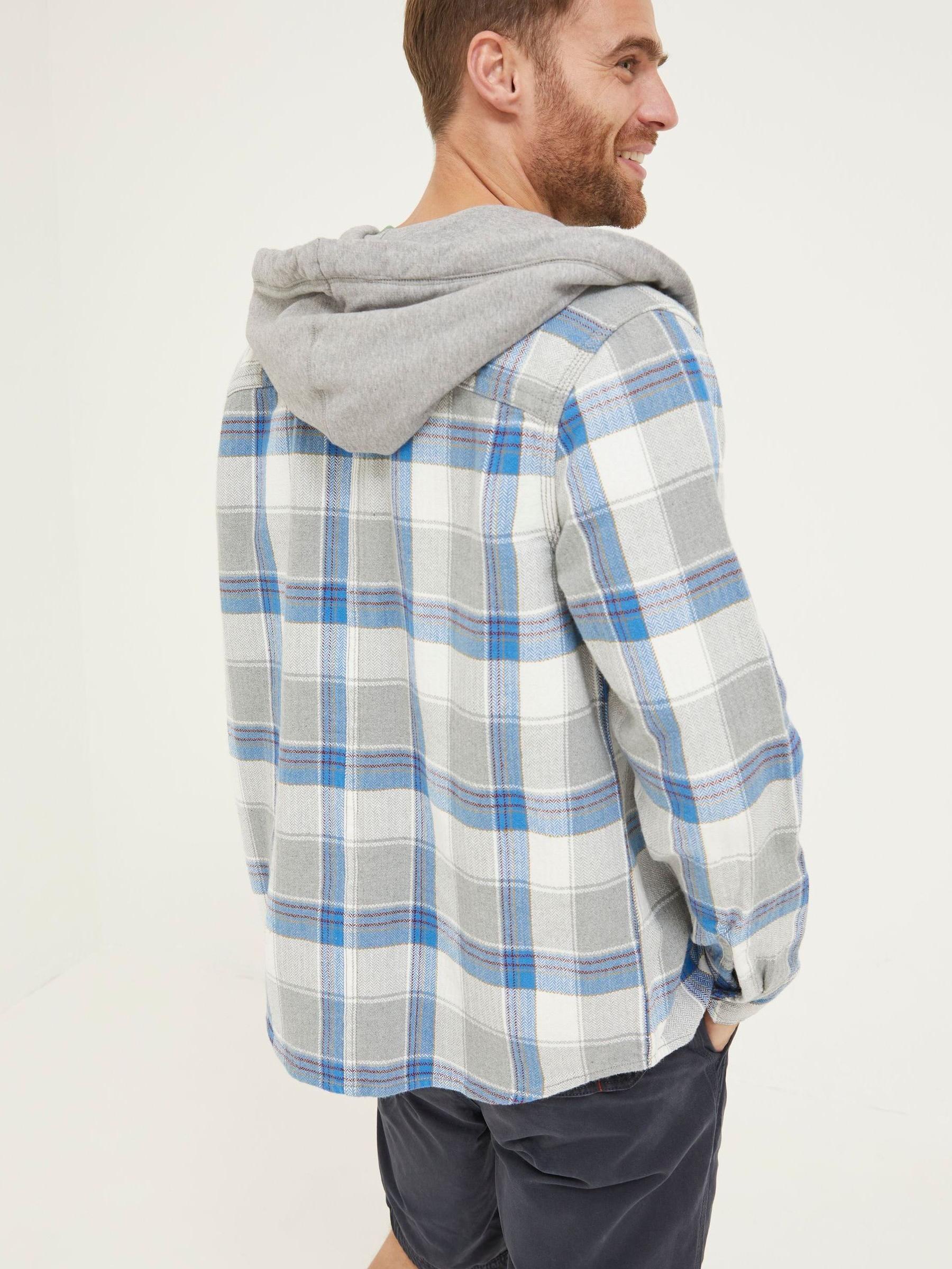 Grey Check Overshirt - Image 2 of 7