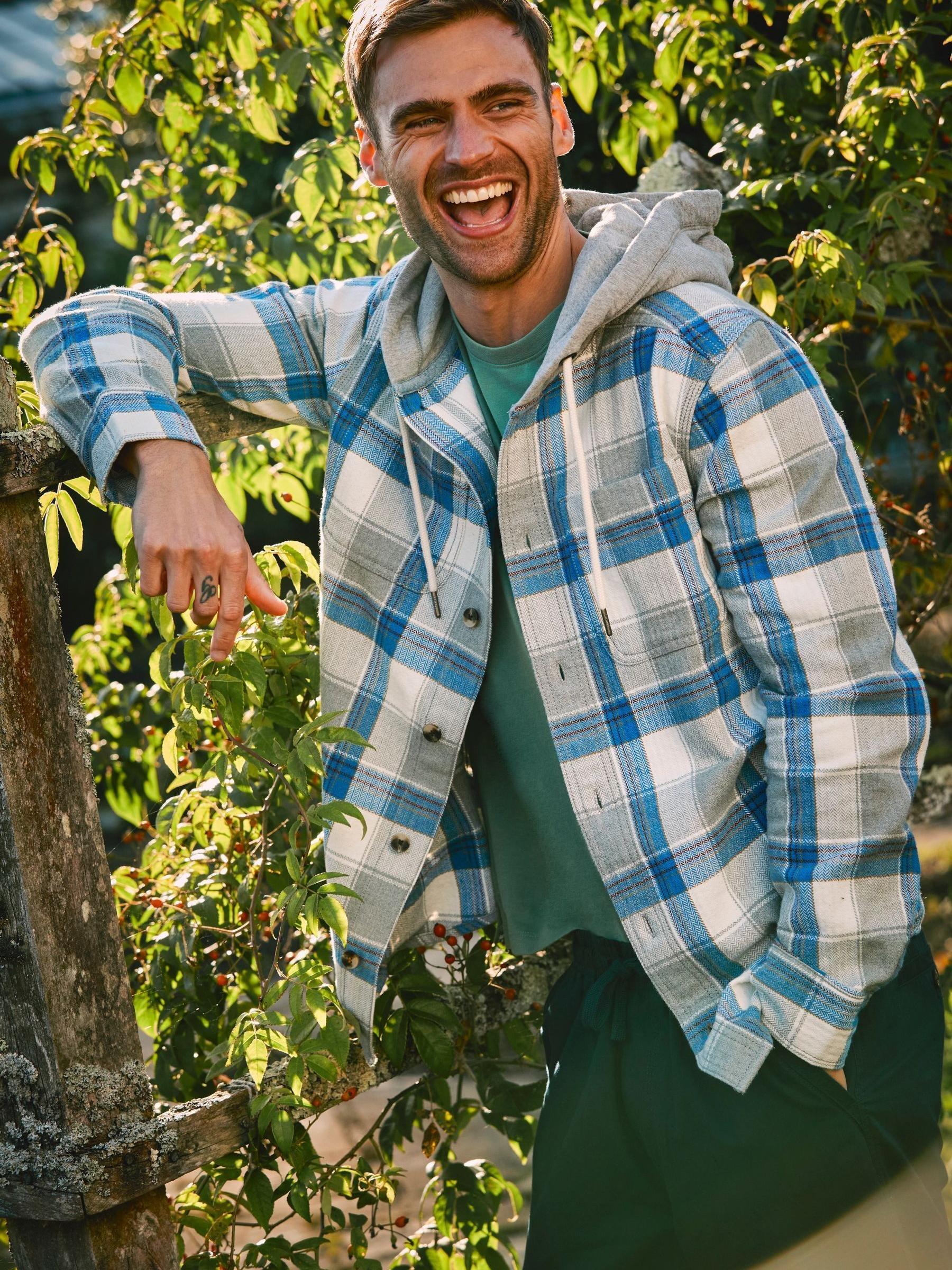 Grey Check Overshirt - Image 3 of 7