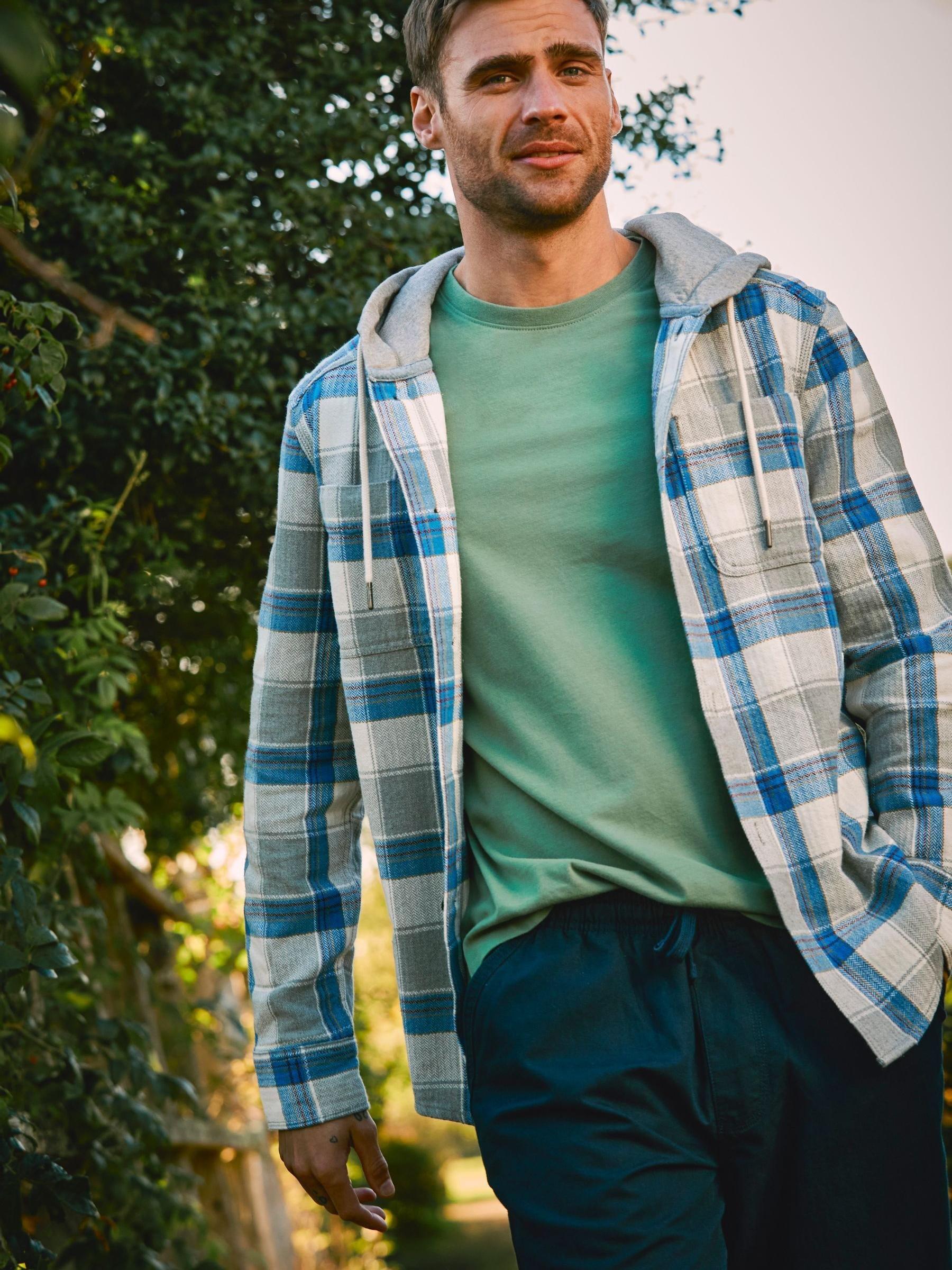 Grey Check Overshirt - Image 4 of 7