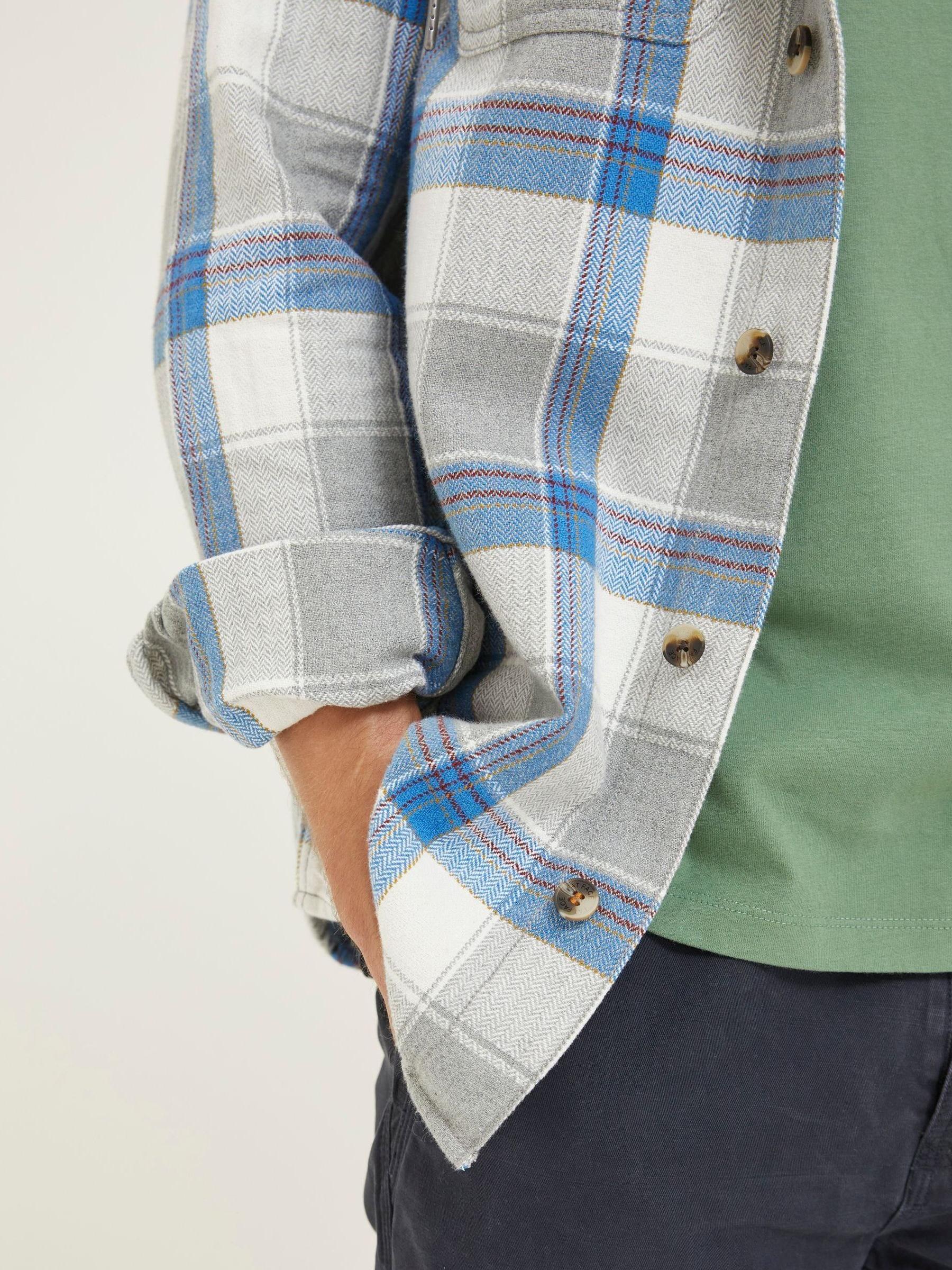 Grey Check Overshirt - Image 6 of 7