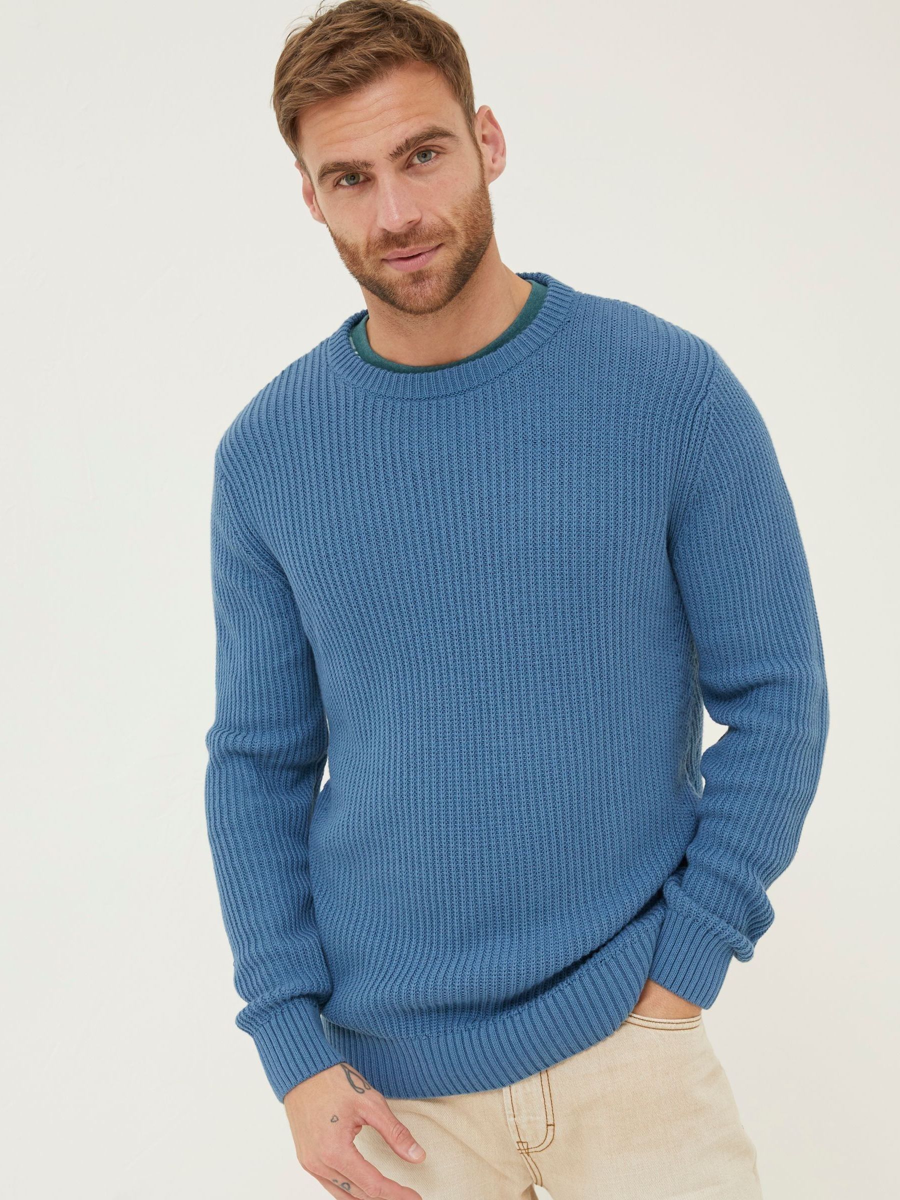 Blue Pembrey Cotton Jumper - Image 1 of 5