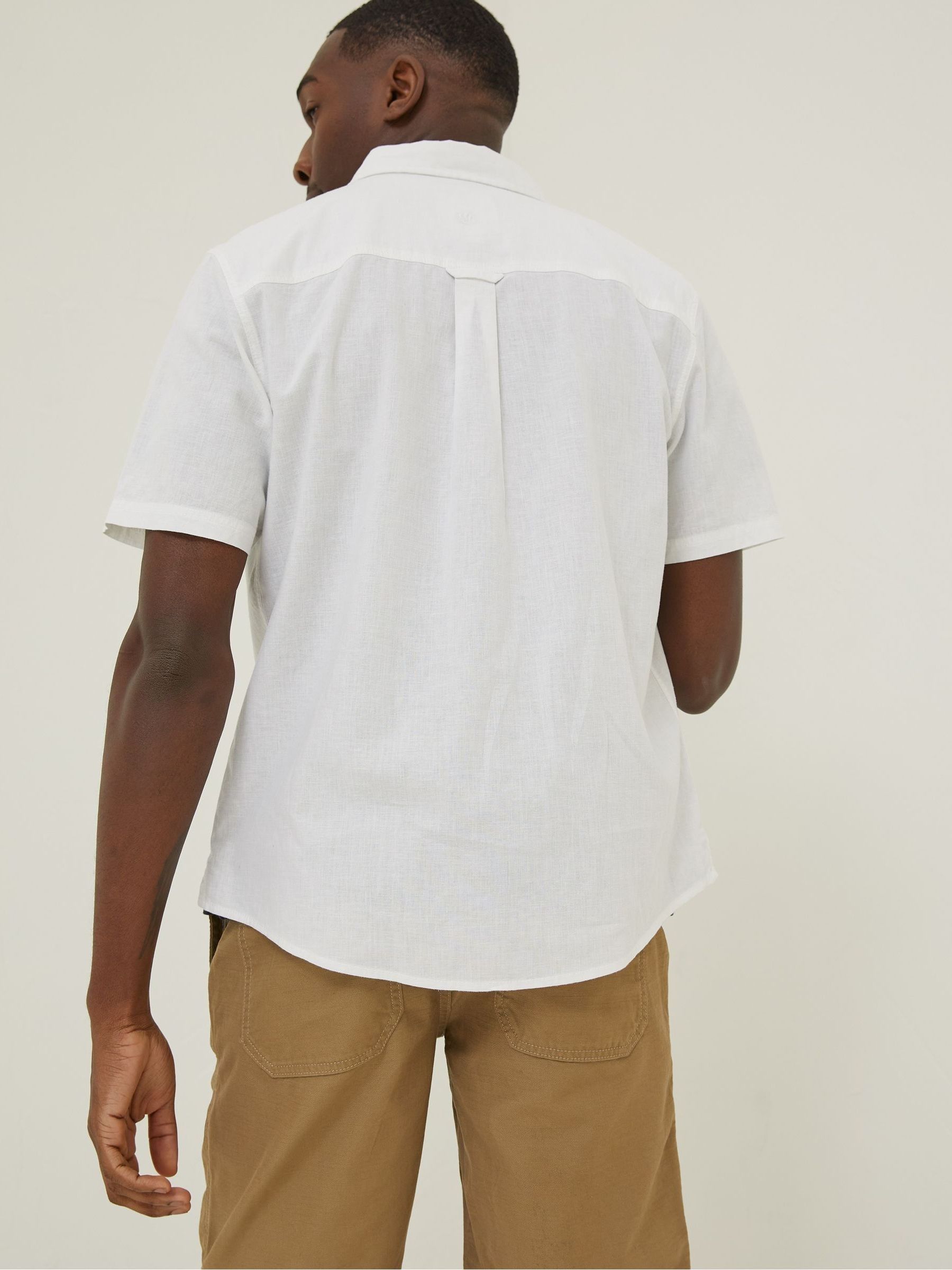 White Bugle Cotton Shirt - Image 2 of 5