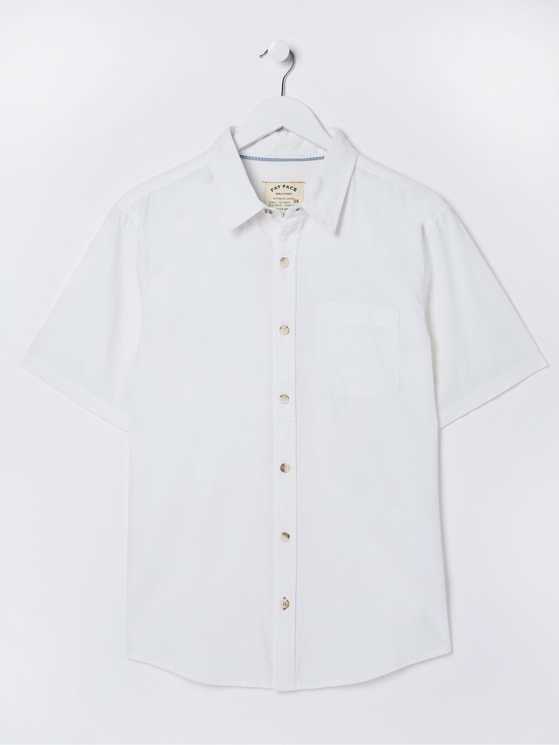 White Bugle Cotton Shirt - Image 5 of 5