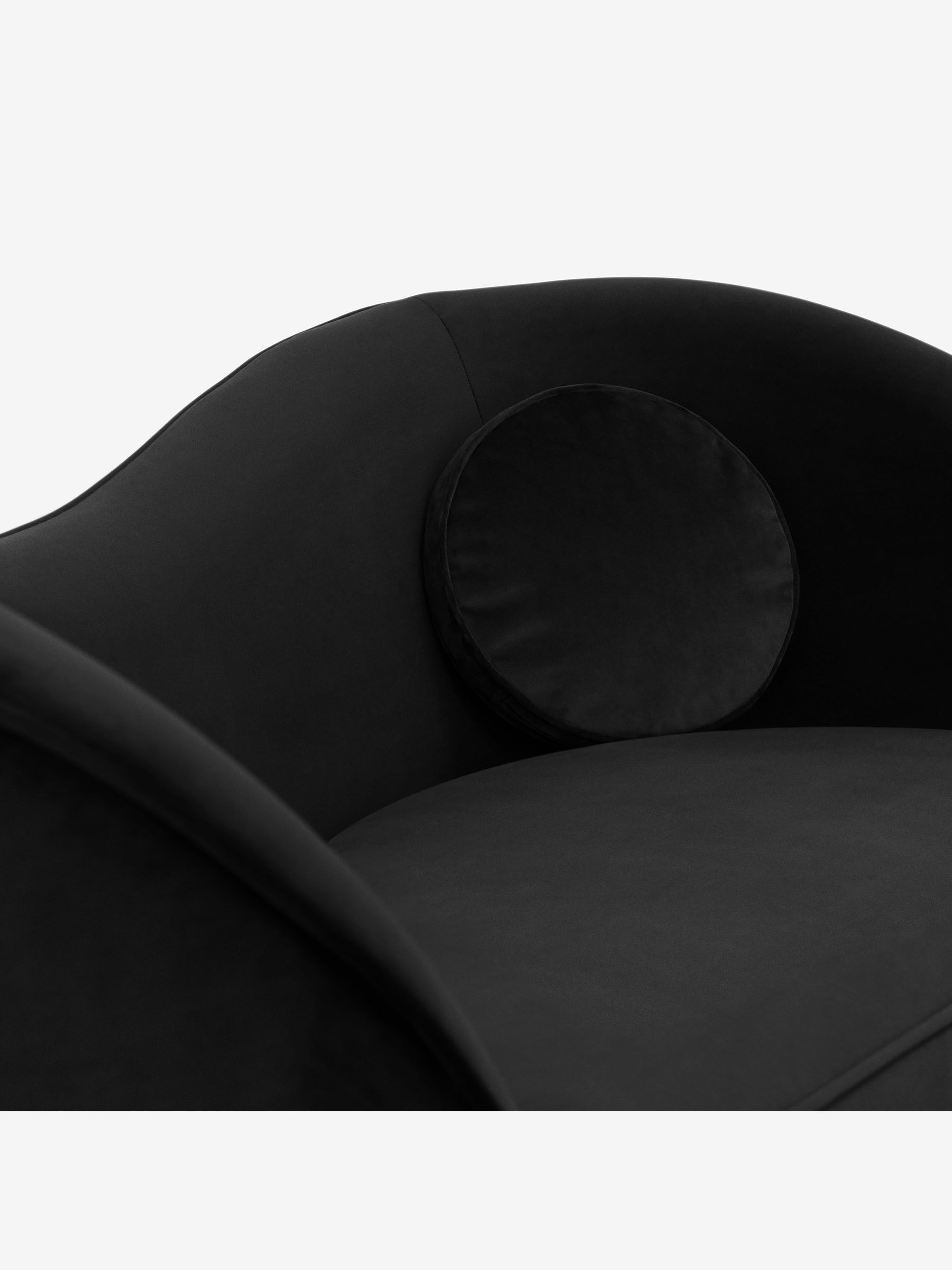 Kooper 2 Seater Sofa in Modern Velvet Charcoal Grey - Image 6 of 8