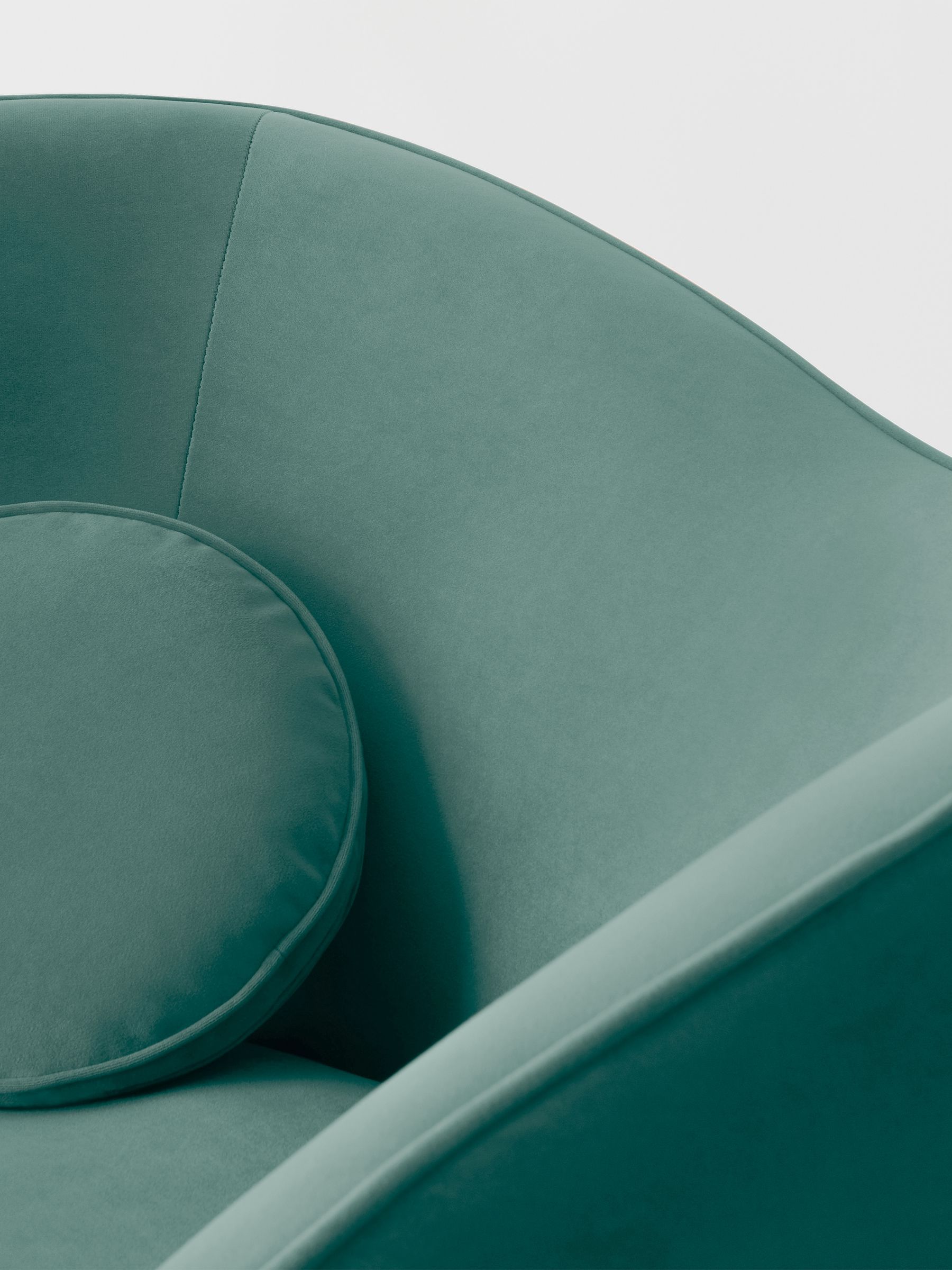 Kooper Accent Chair in Modern Velvet Kingfisher Blue - Image 4 of 5