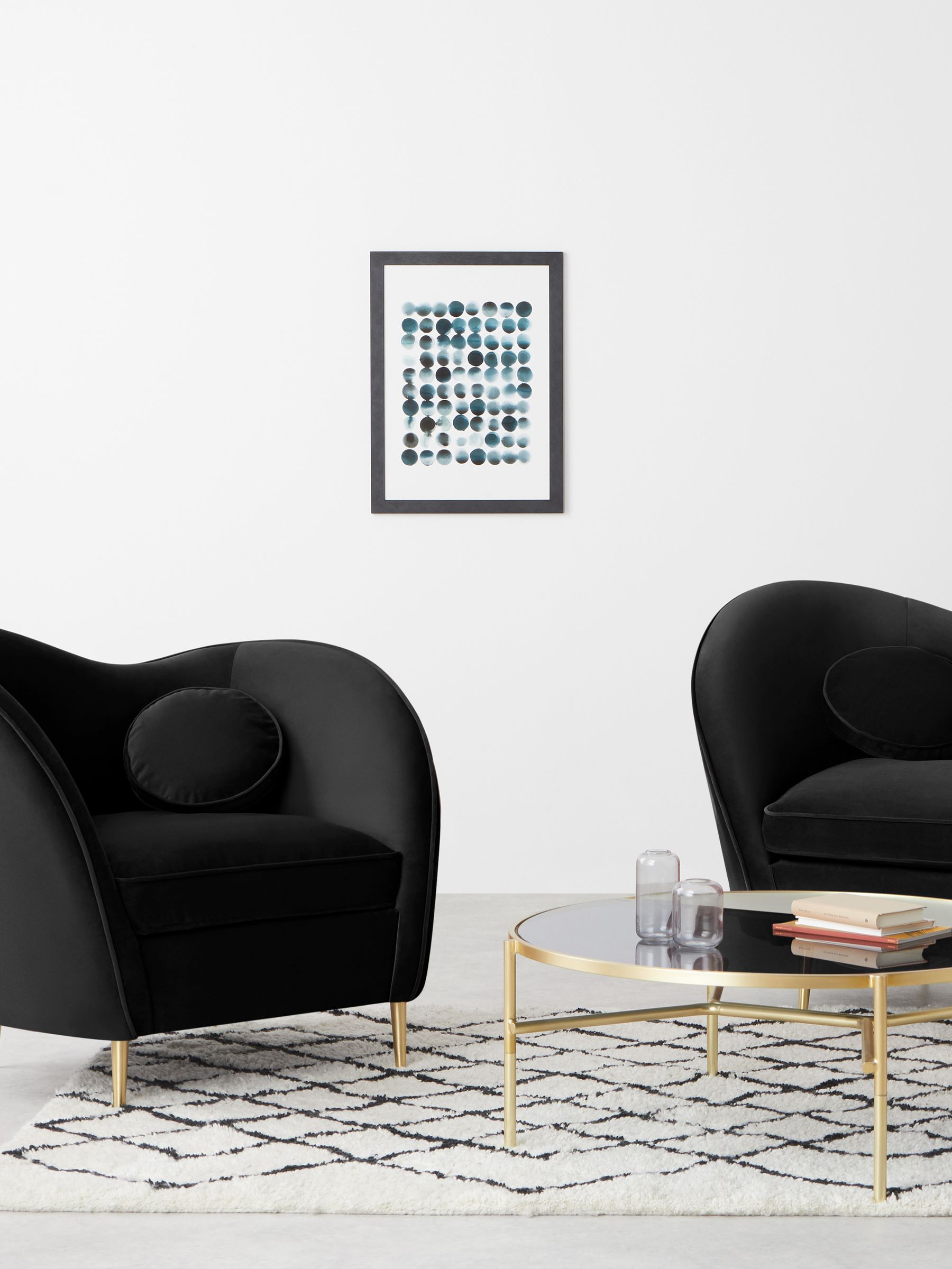 Kooper Accent Chair in Modern Velvet Charcoal Grey - Image 2 of 8