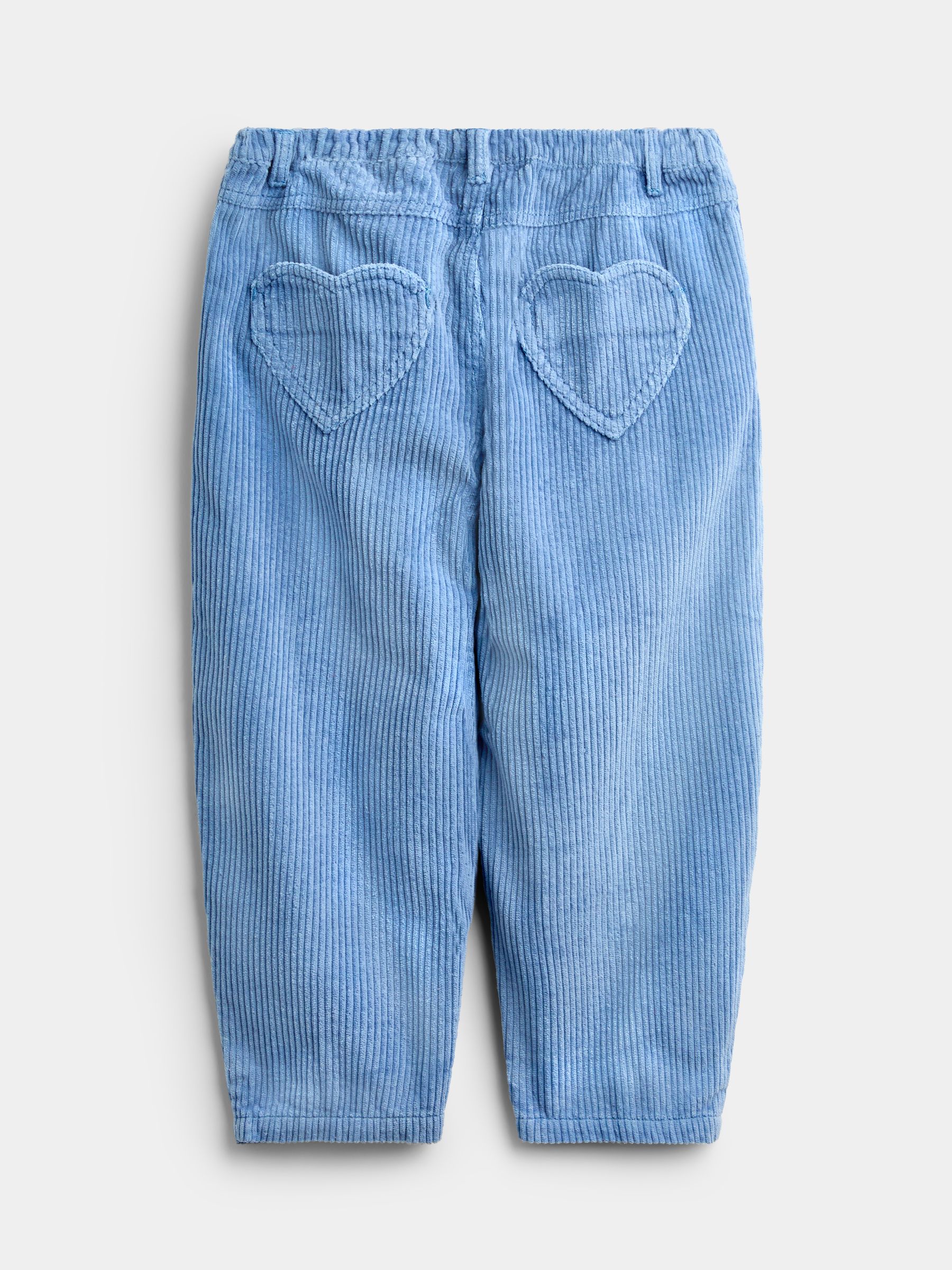 Dusky Blue Cord Trousers - Image 2 of 4
