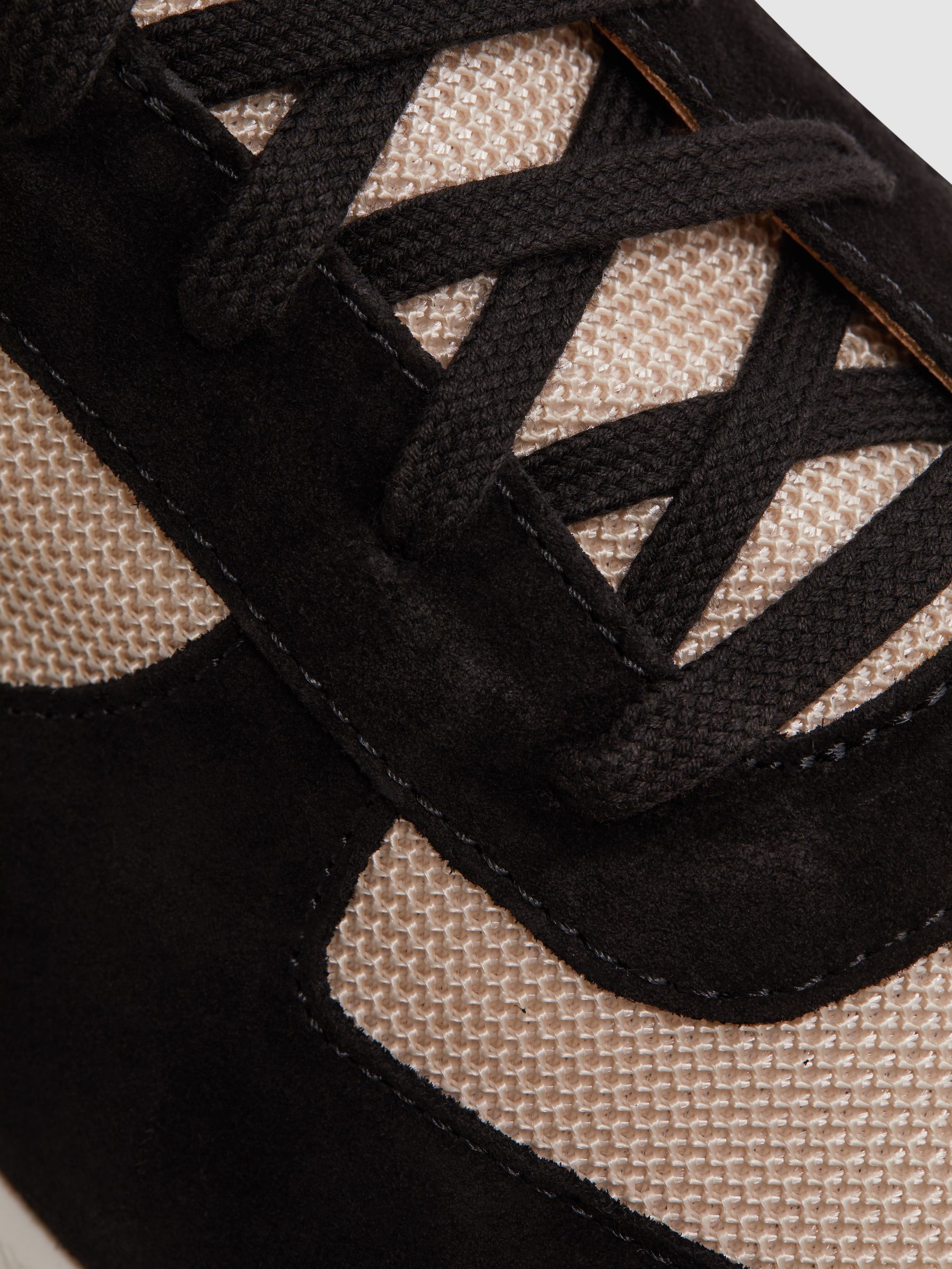 Unseen Trinity Tech Trainers in Black/White - Image 6 of 9